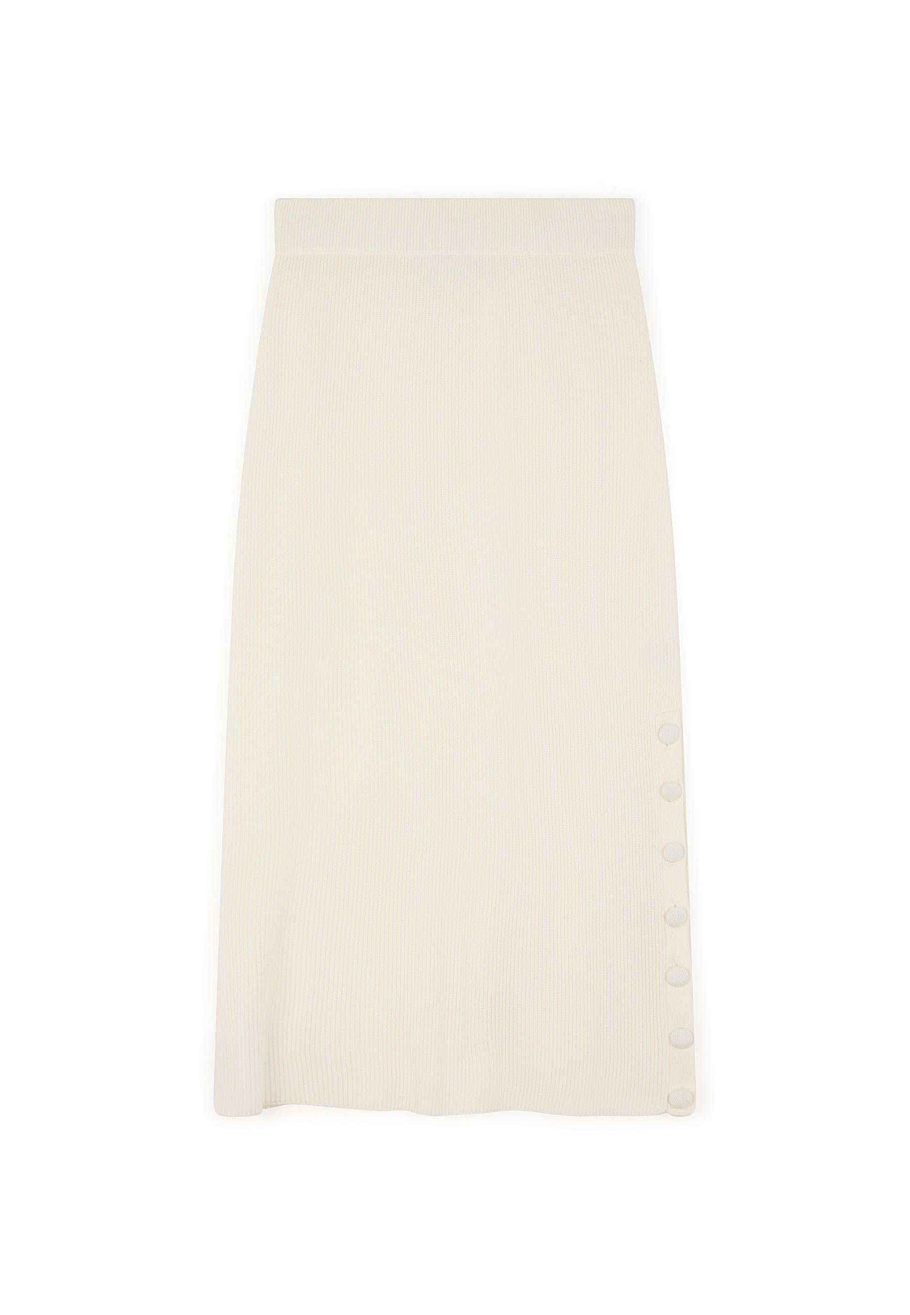 Long knit skirt RODIER White