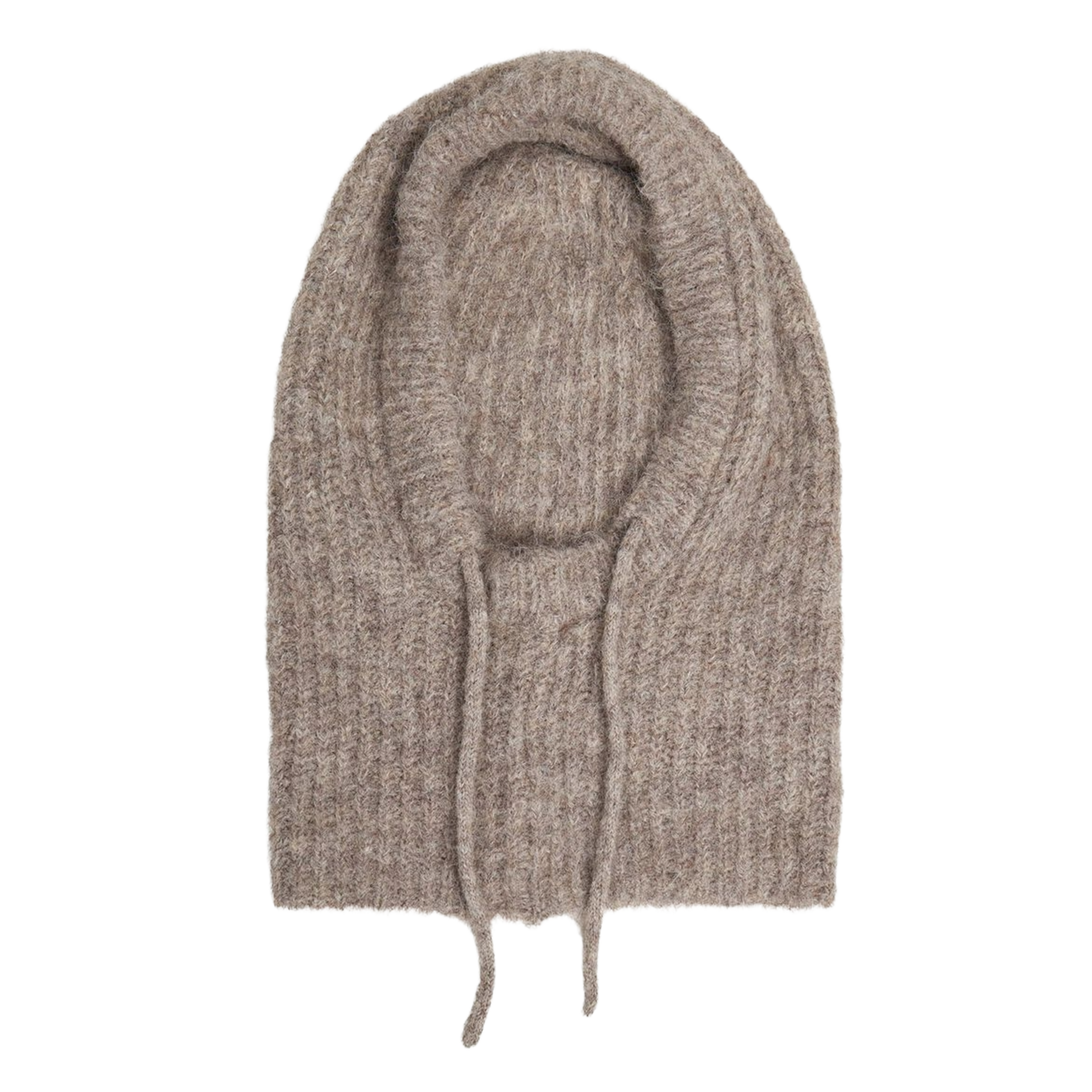 Bivakmuts van tricot OBJECT Bruin