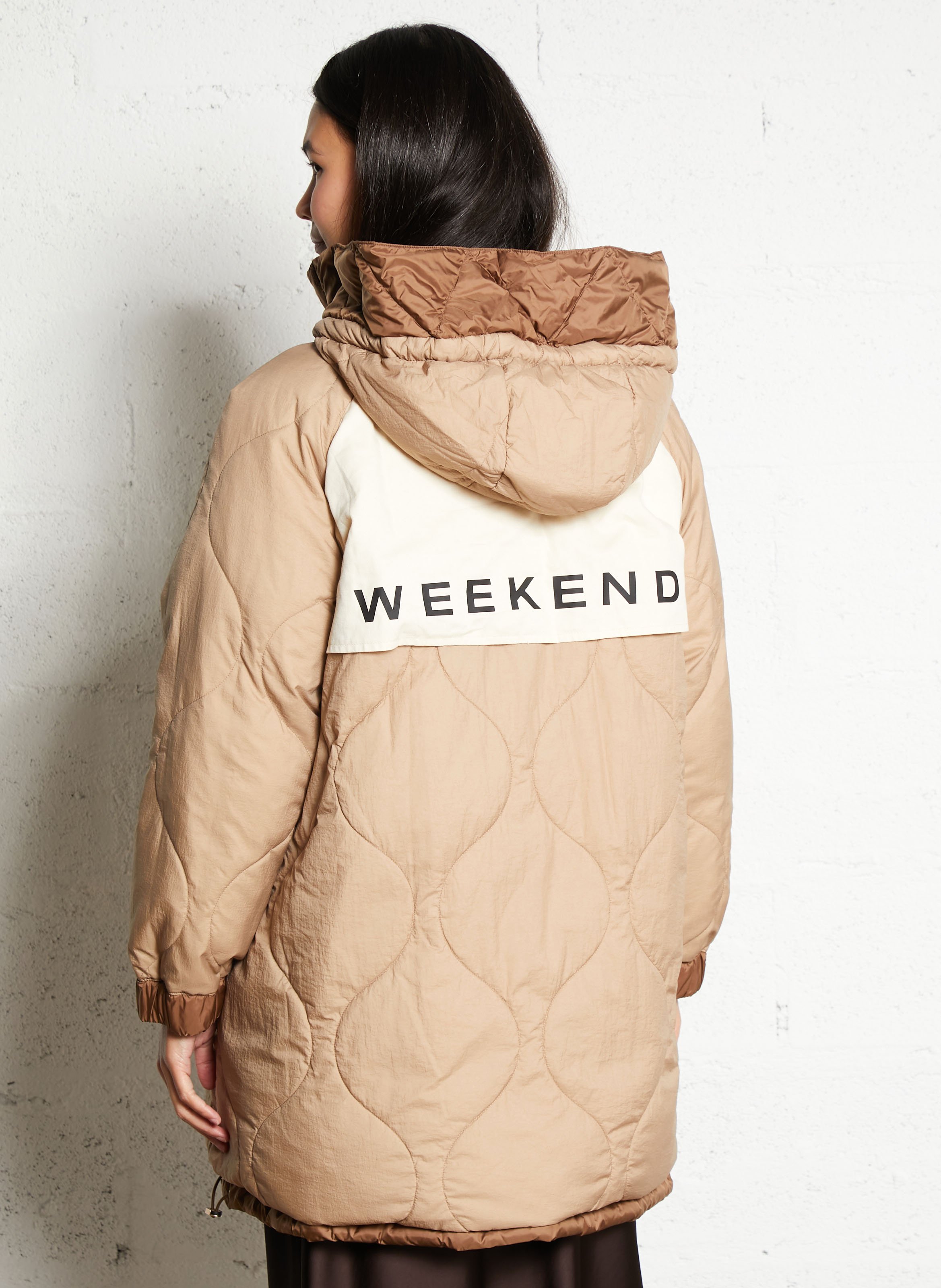 Daunenjacke mit Stehkragen MAX MARA WEEK END Braun