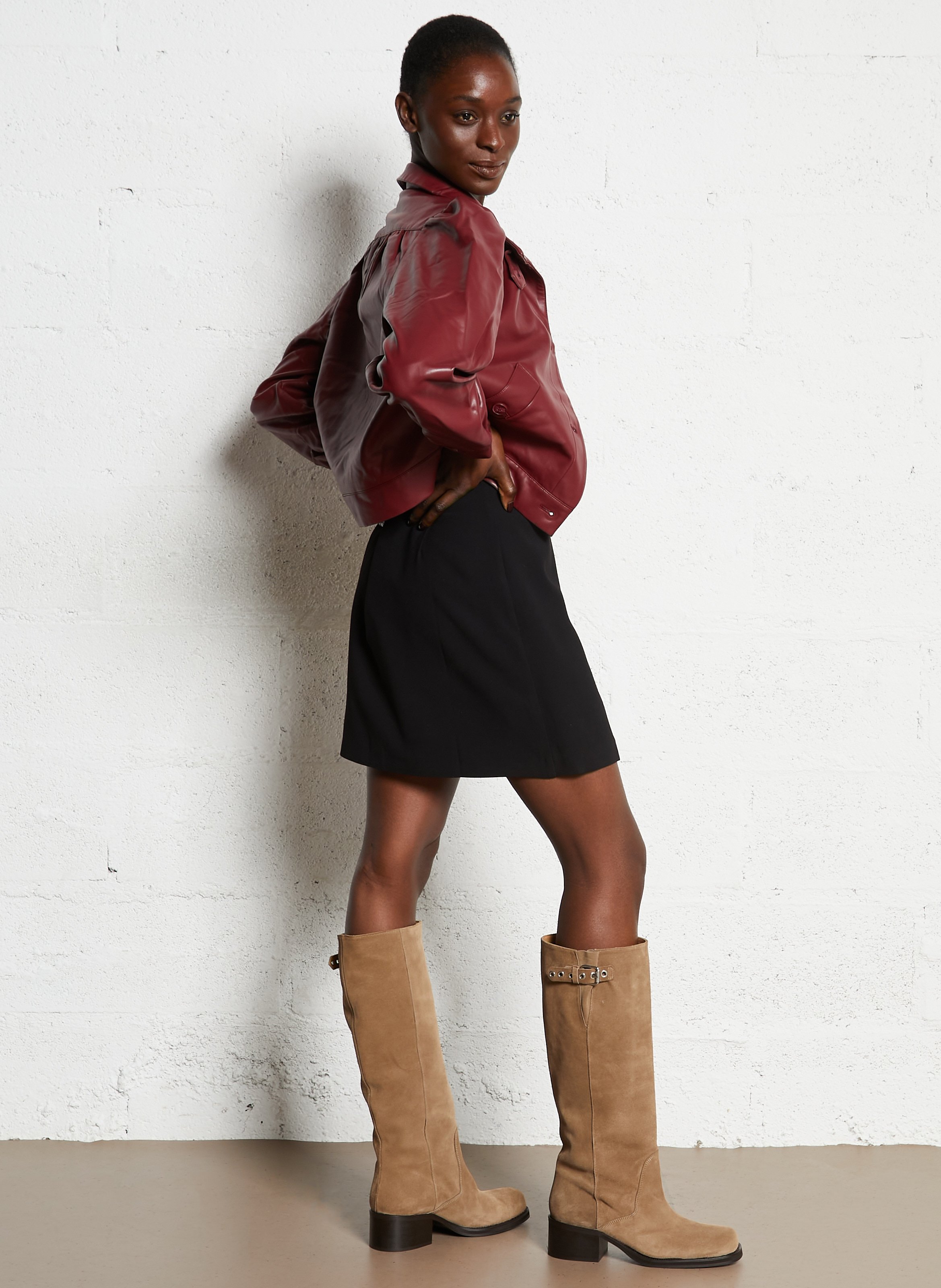 Suede boots TORAL Brown