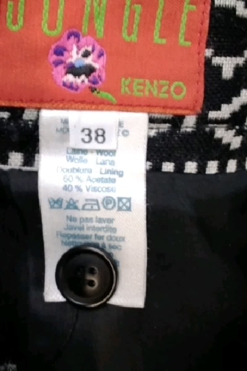 Skirt KENZO - SECONDE MAIN Black