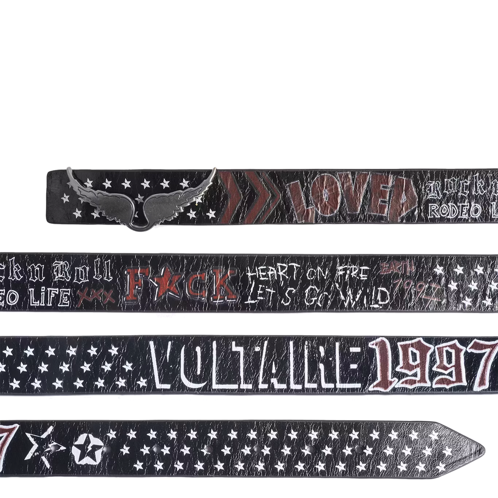 Ceinture réversible en cuir ZADIG&VOLTAIRE Noir