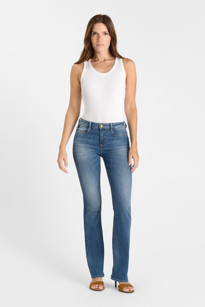 Jeans bootcut power bootcut, longueur 34 LE TEMPS DES CERISES Bleu
