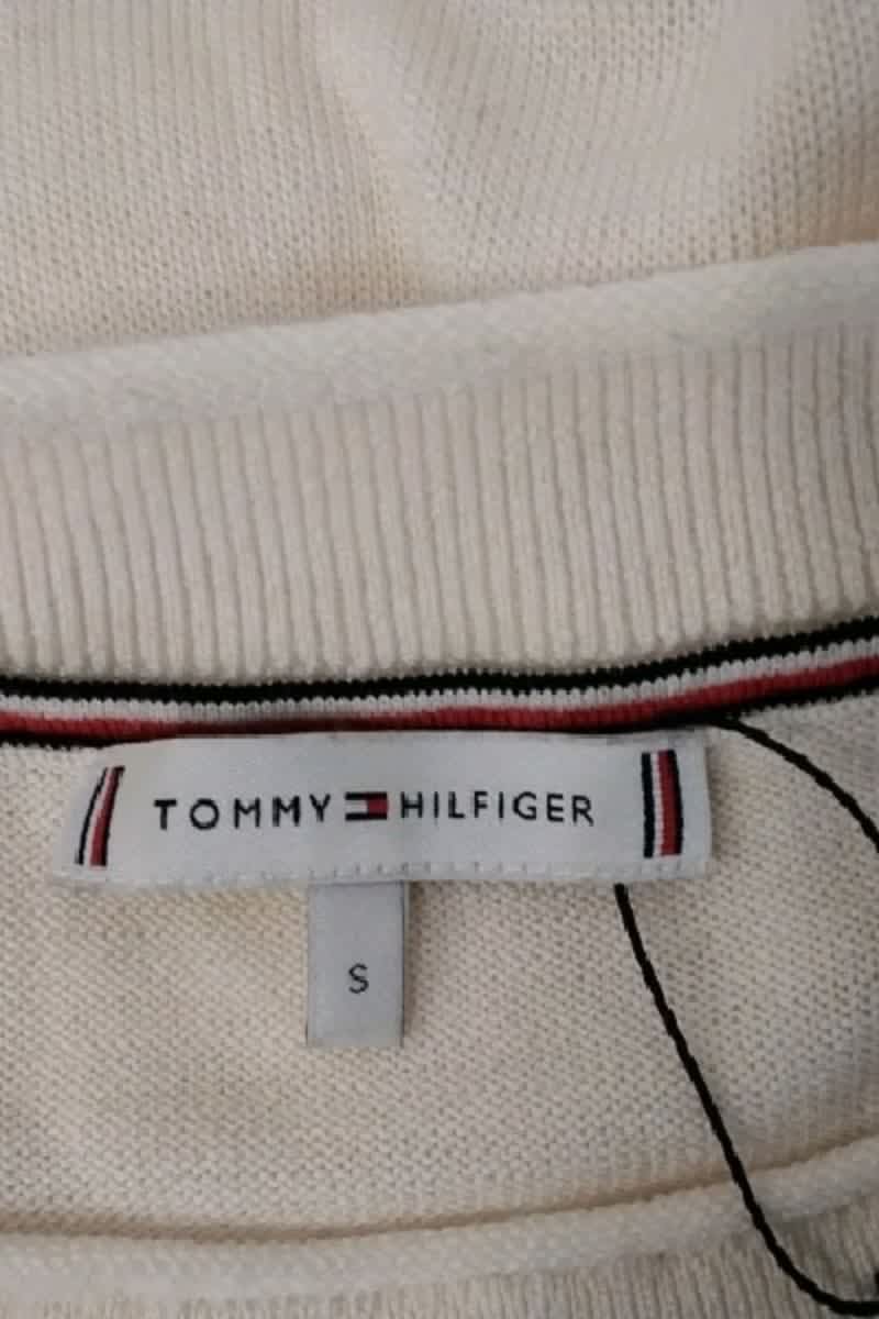 Pull TOMMY HILFIGER - SECONDE MAIN Beige