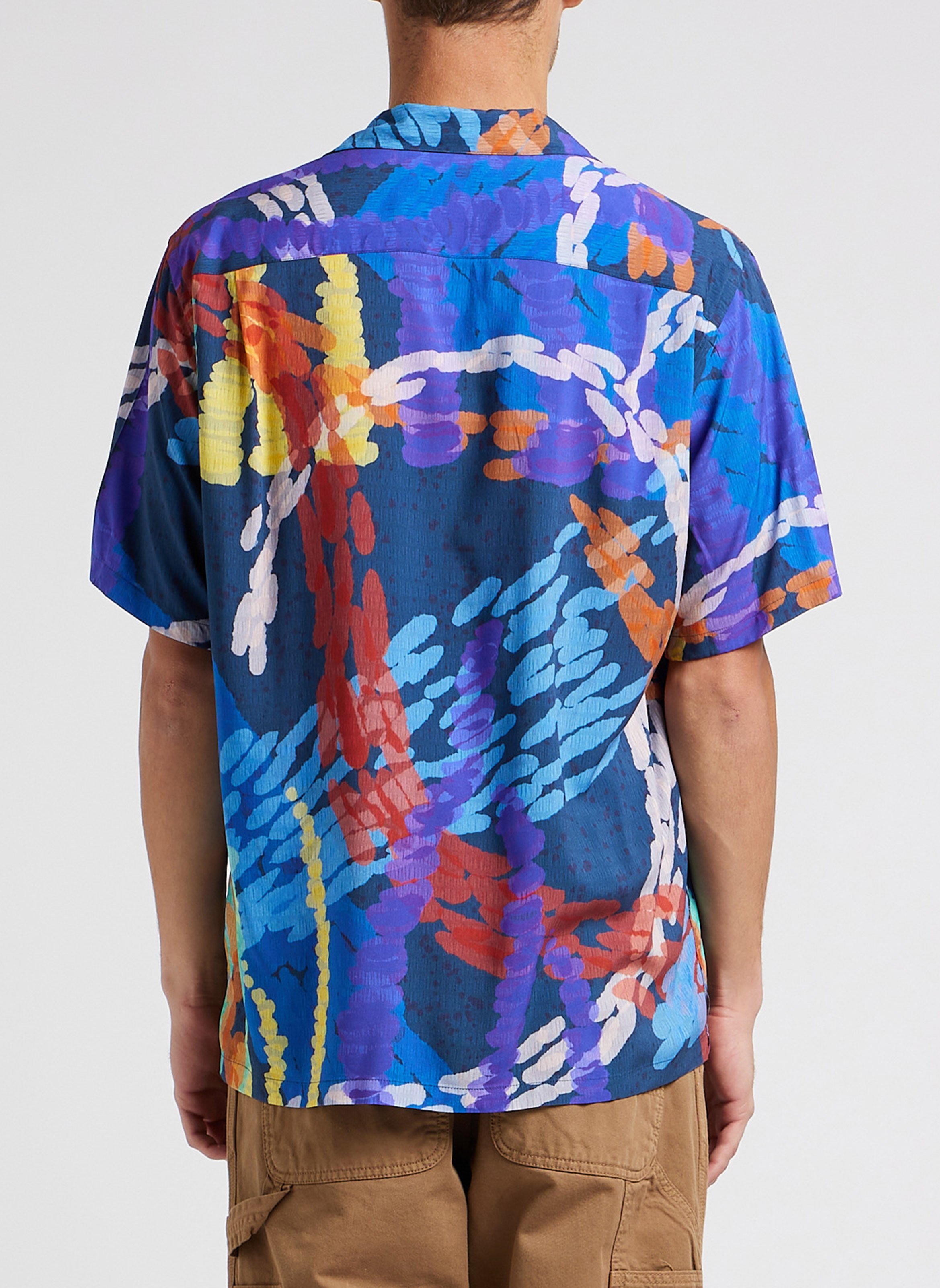 Chemise col cubain regular-fit imprimée  PORTUGUESE FLANNEL Multicolore