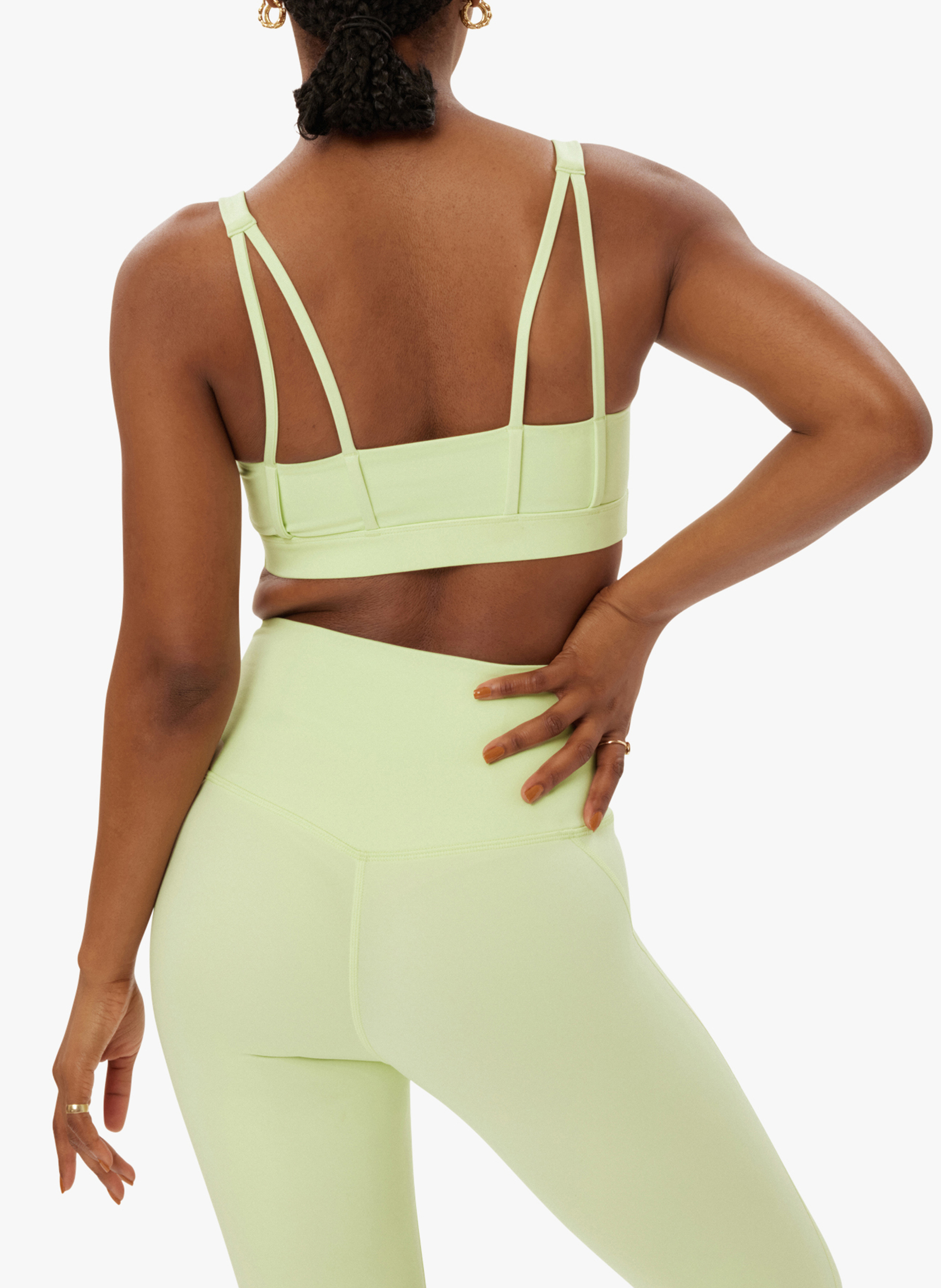 Brassière à dos nageur GIRLFRIEND COLLECTIVE Vert