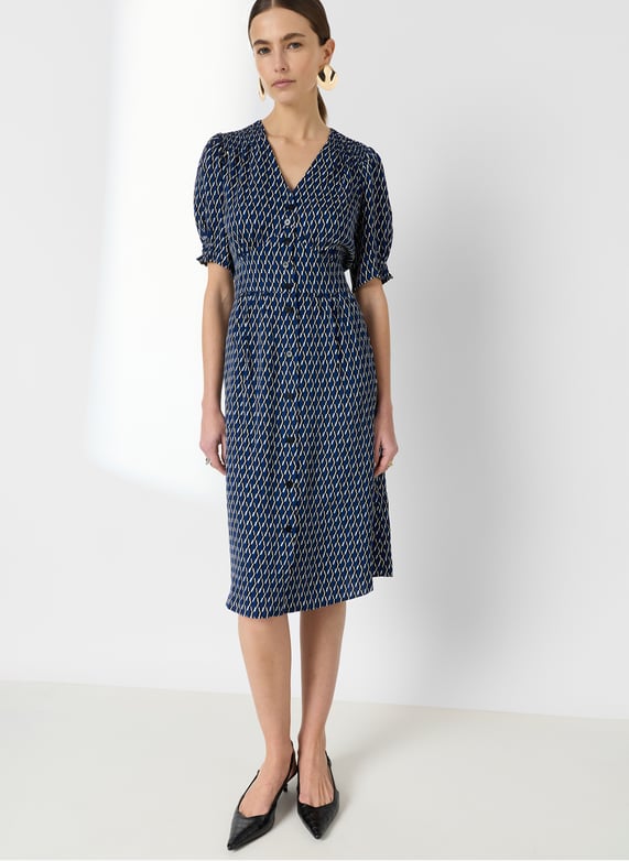 Flared printed midi dress Blue Gerard darel - Women | Place des Tendances Flared printed midi dress Blue Gerard darel - Women | Place des Tendances
