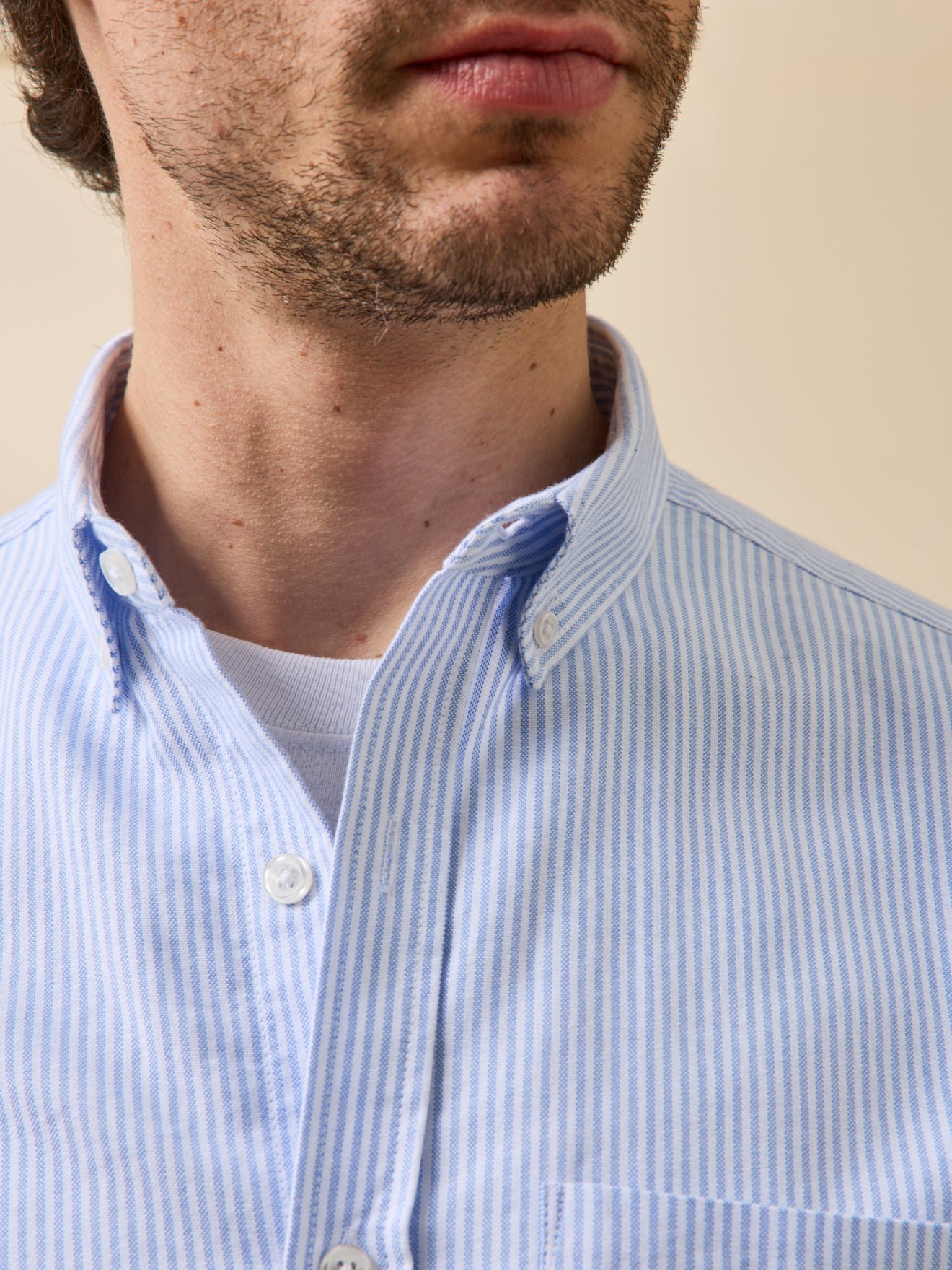 Chemise oxford  coupe contemporaine CYRILLUS Bleu