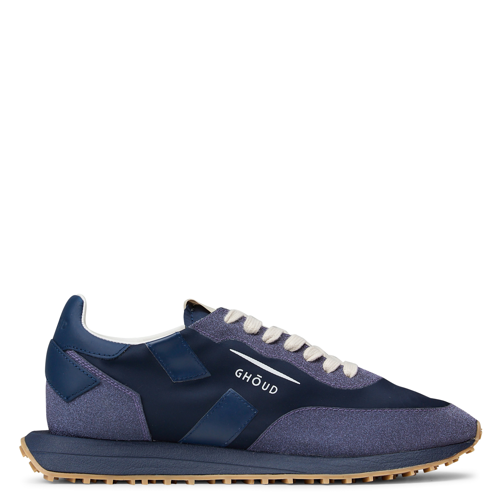 Baskets basses bi-matière pailletée GHOUD VENICE Bleu