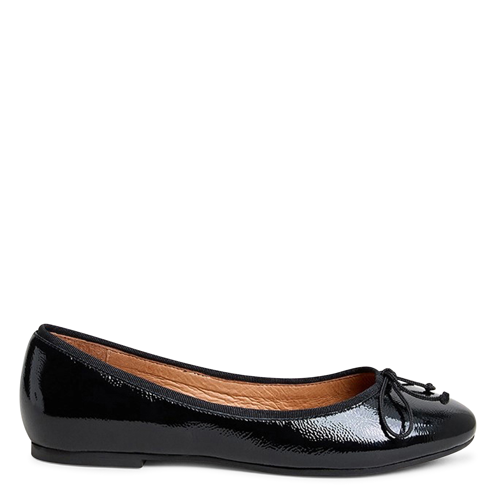 Flat patent leather ballet flats JONAK Black