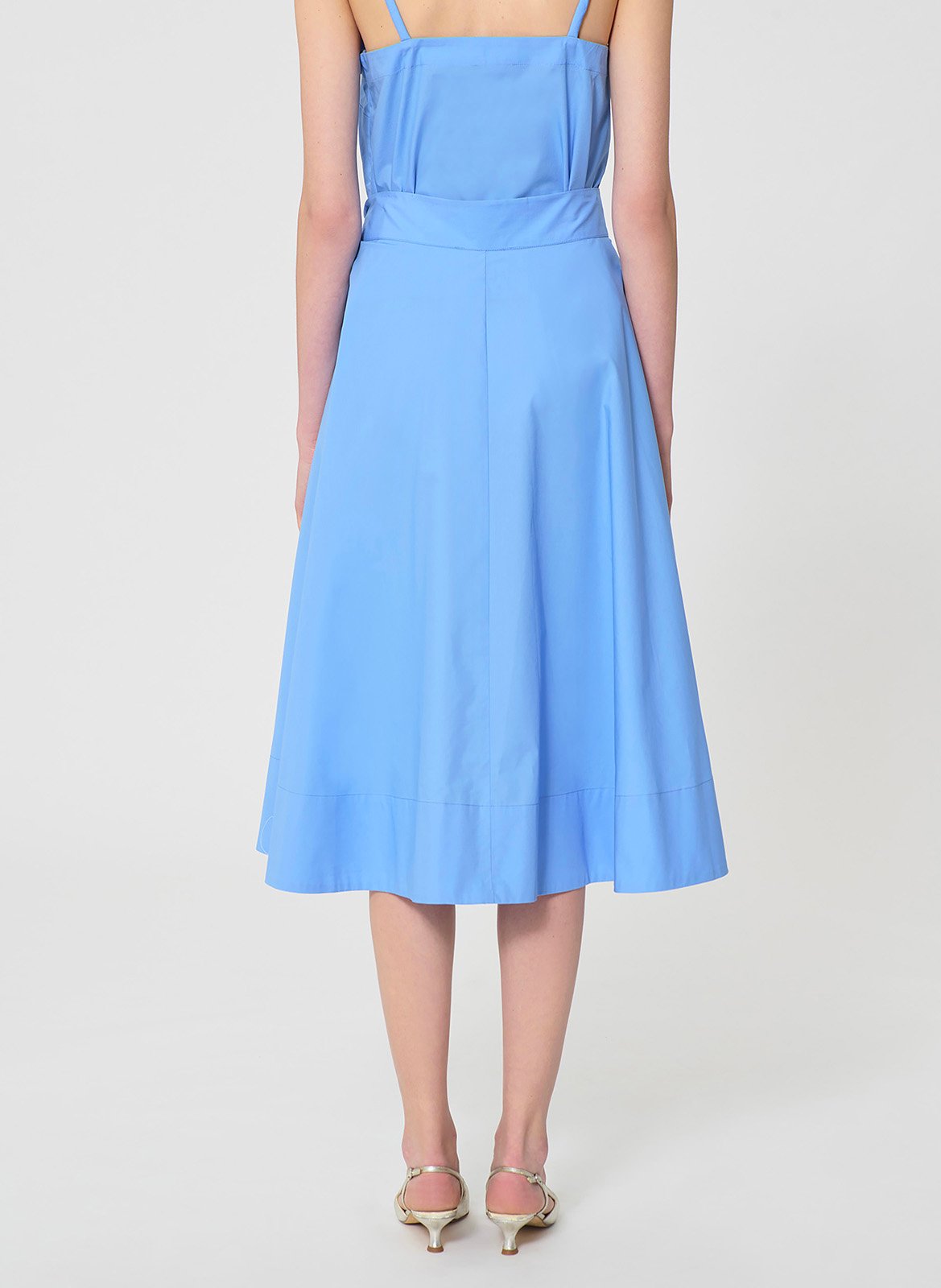 Gerende, katoenen rok TARA JARMON Blauw