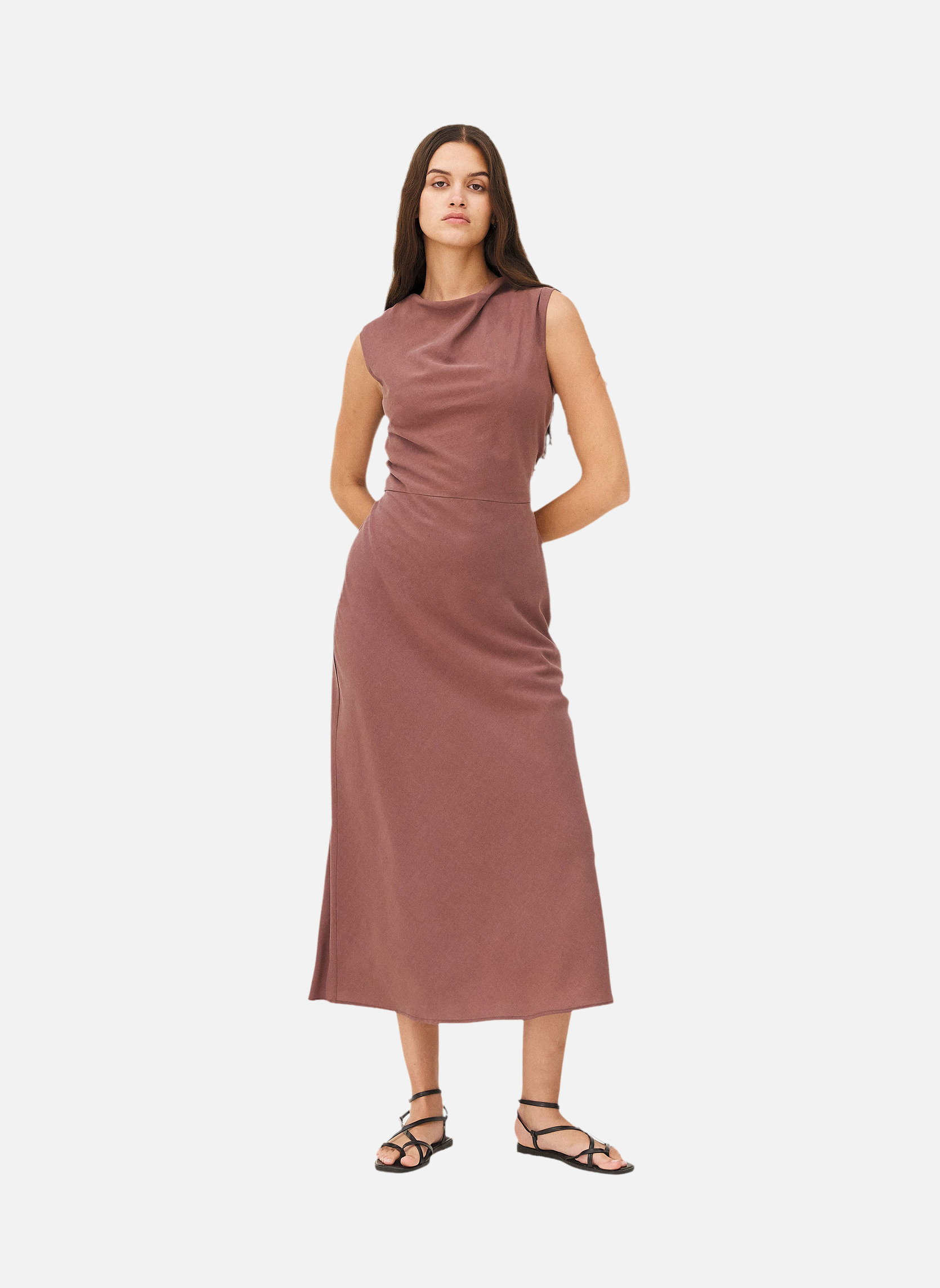 Long dress Noyoco Brown