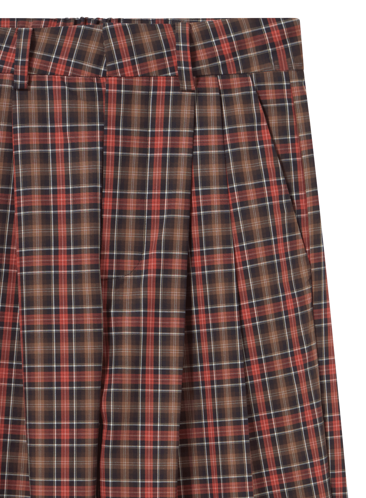 Wide-leg checked pants THE TINY BIG SISTER Multicolored