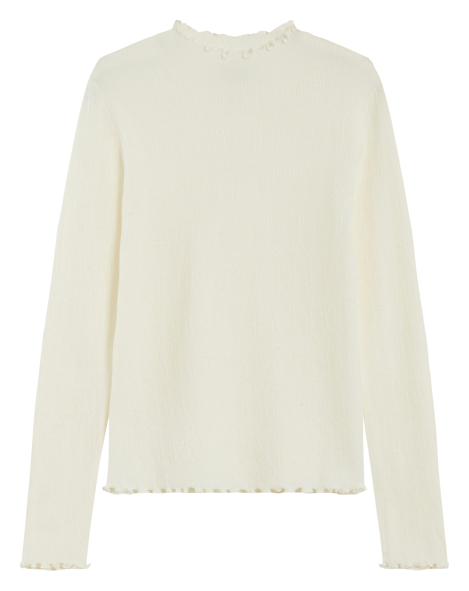 Pull col rond  GRACE ET MILA Blanc