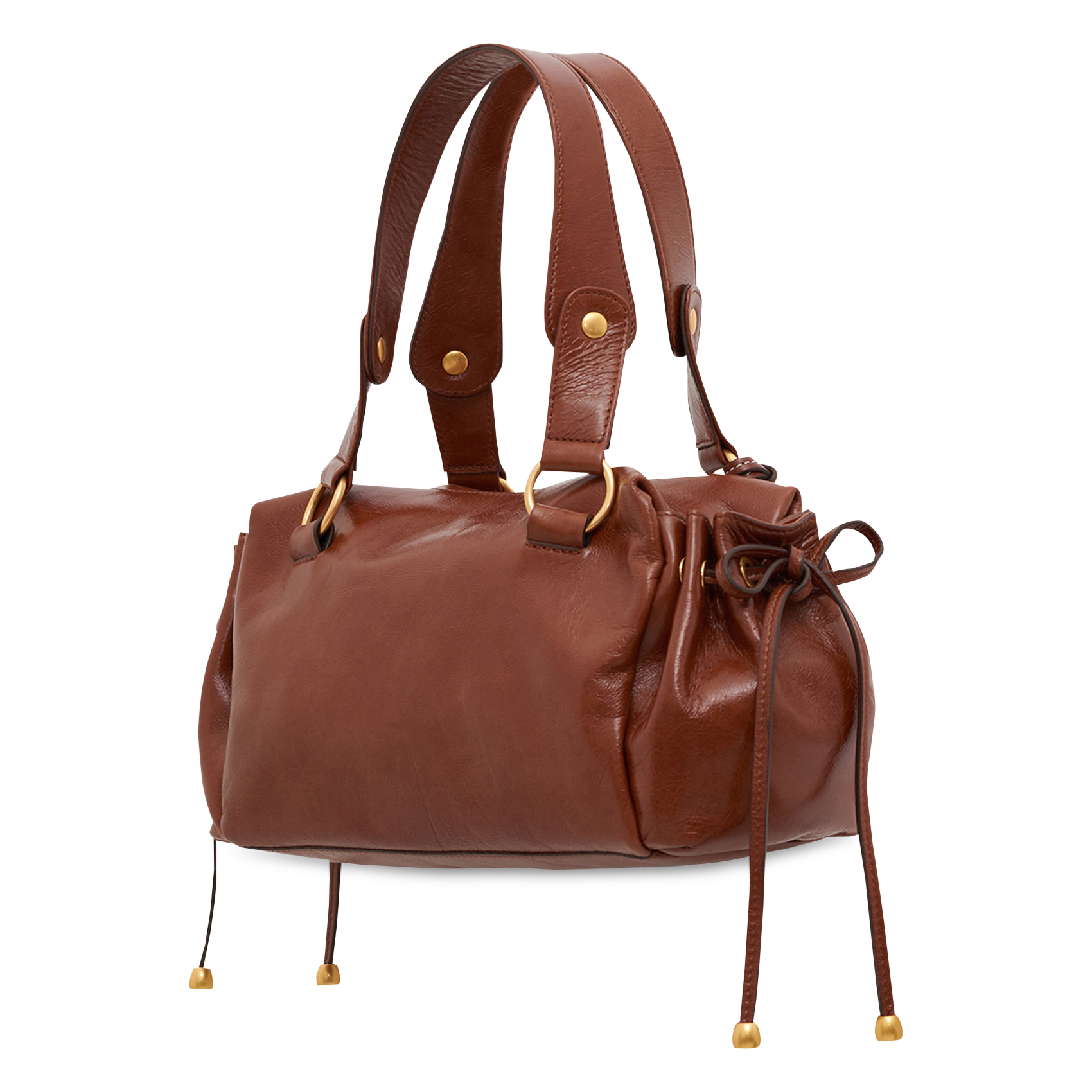 Schultertasche aus Leder GERARD DAREL Braun