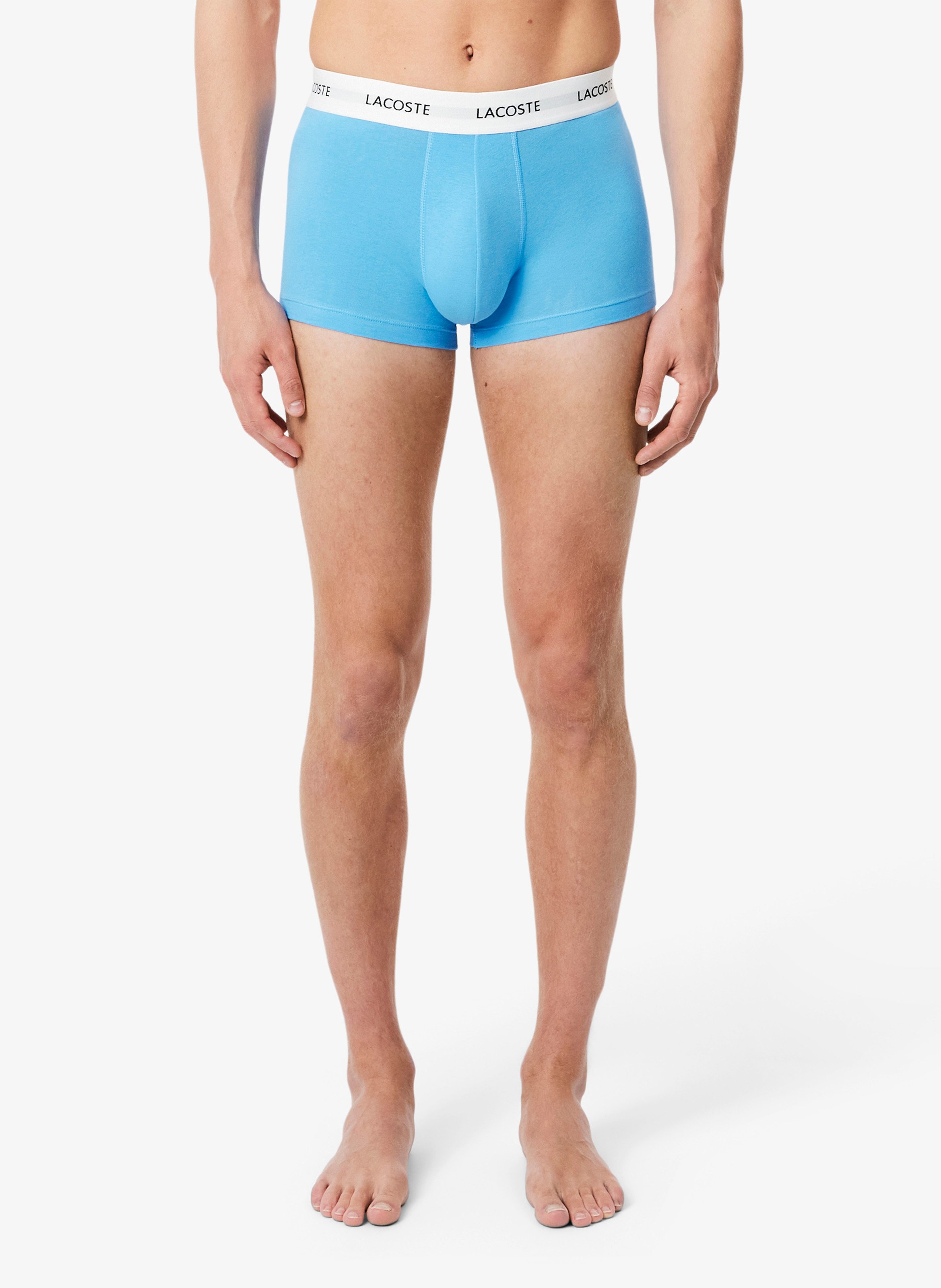 Set aus 3 kurzen Boxershorts aus gemischter Baumwolle LACOSTE Mehrfarbig