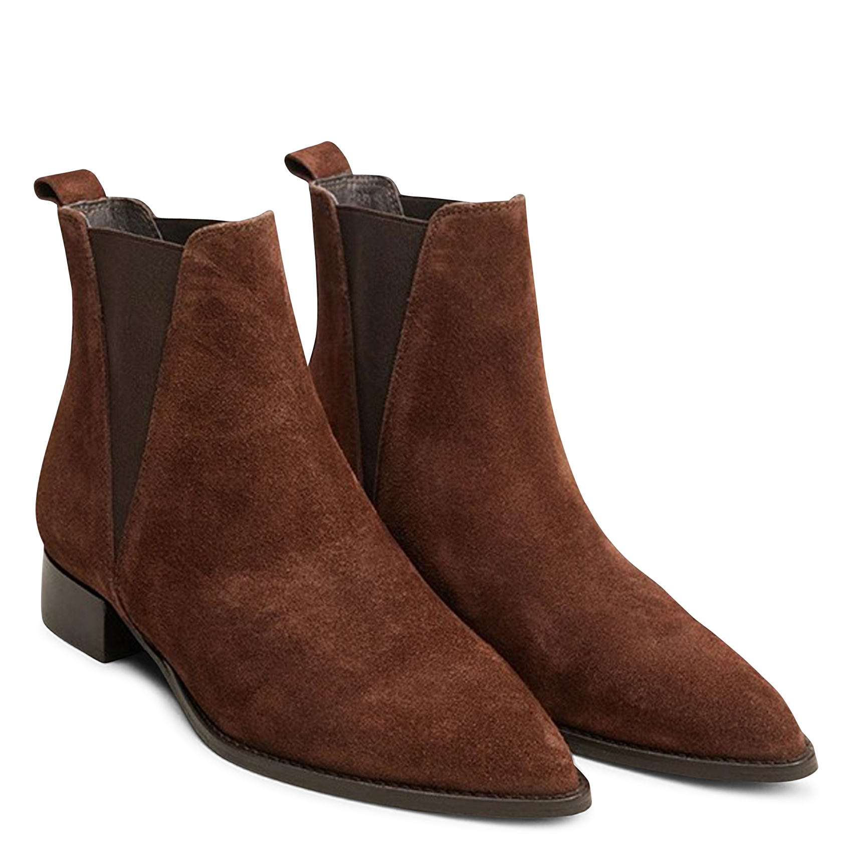 Leather mid-calf boots JONAK Brown