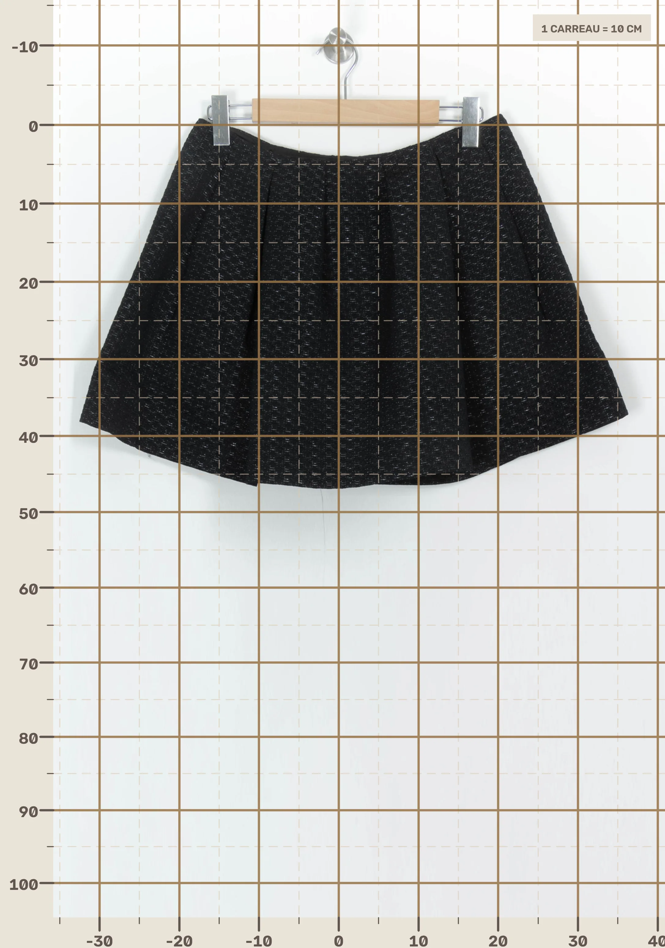 Short & midi skirt TARA JARMON - Seconde Main Black