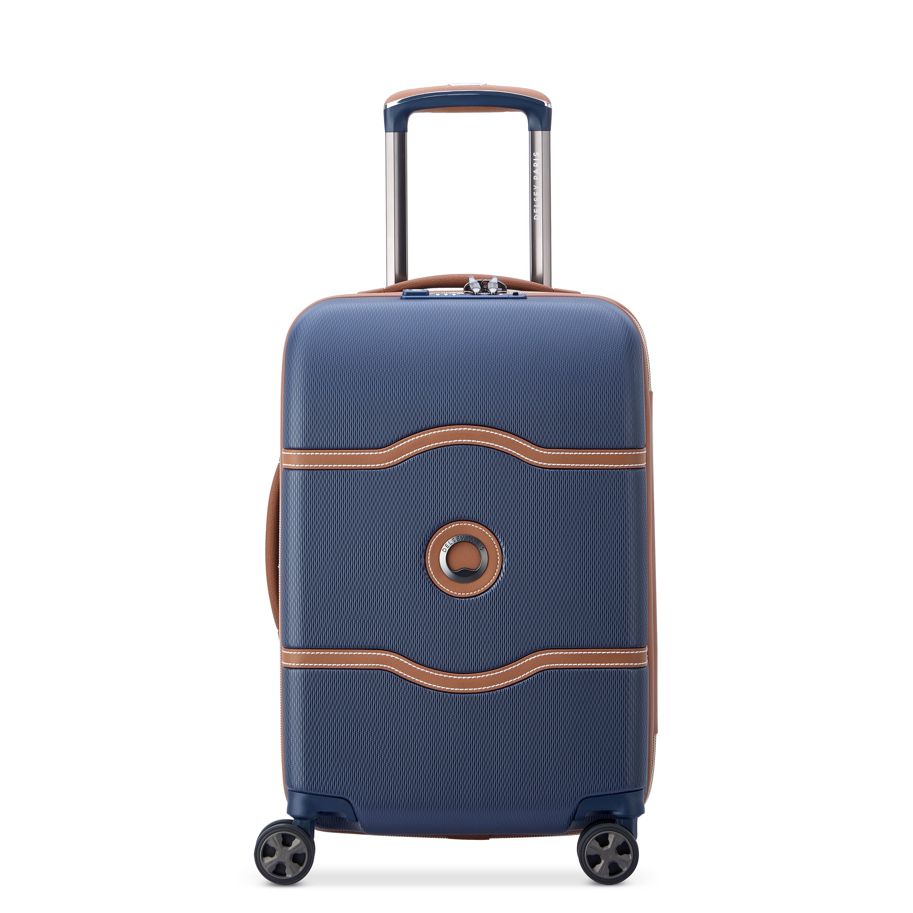 Rigid cabin suitcase DELSEY PARIS Blue