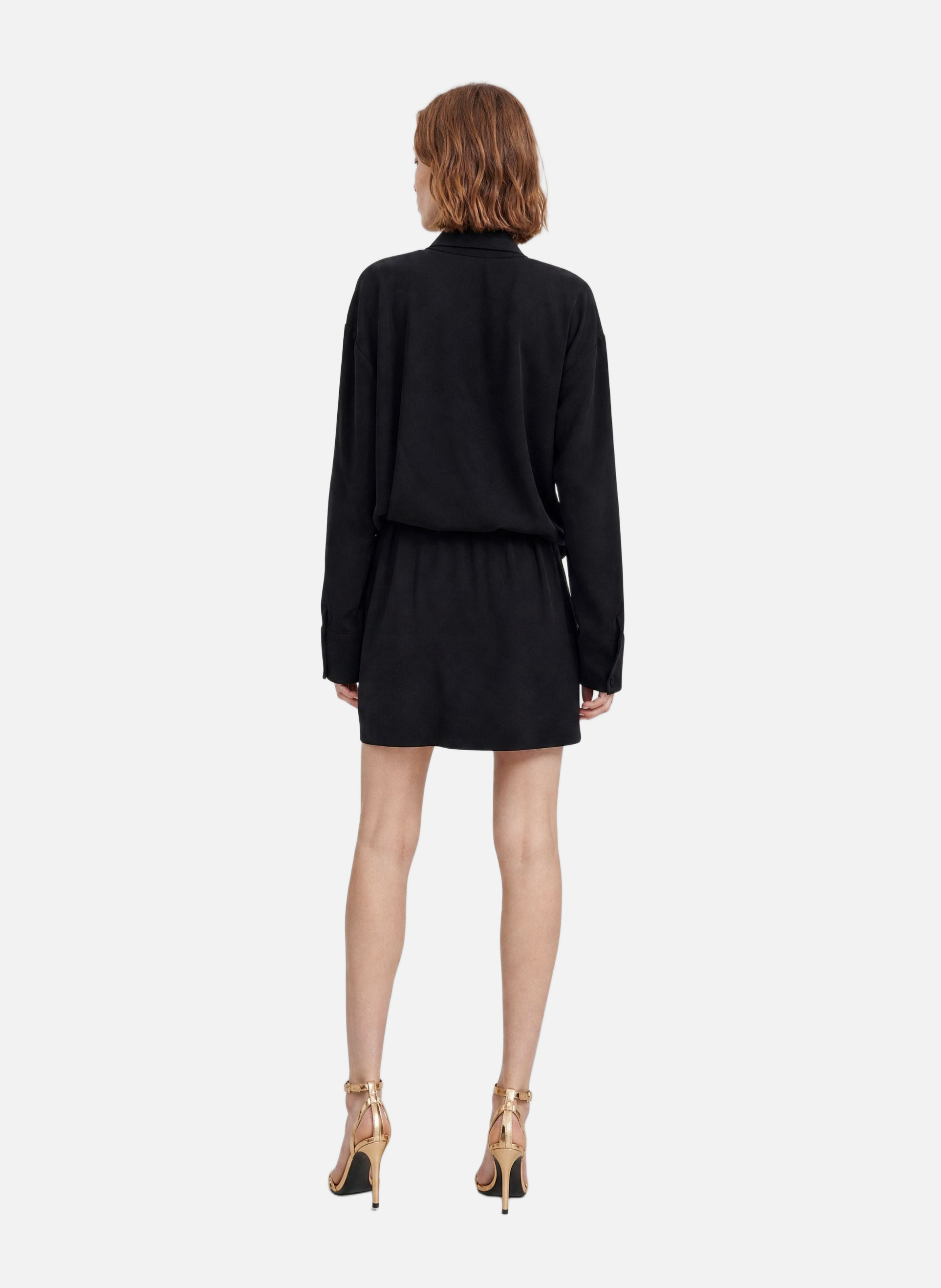 Short wrap dress THE KOOPLES Black