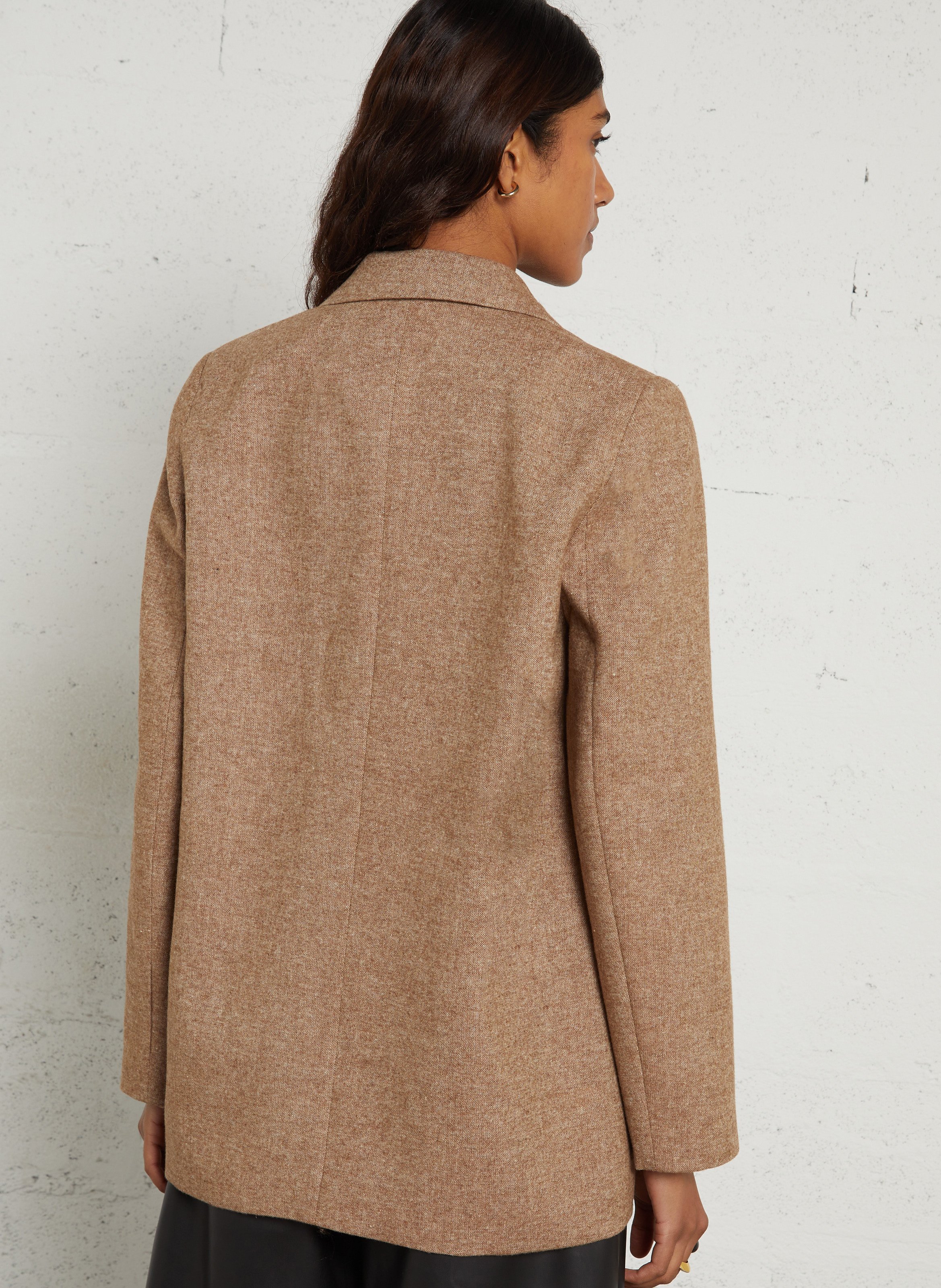 Gerade Blazer-Jacke THE KORNER Braun