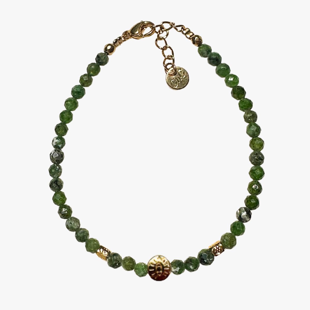 Diopside eye bracelet GINANDGER Blue