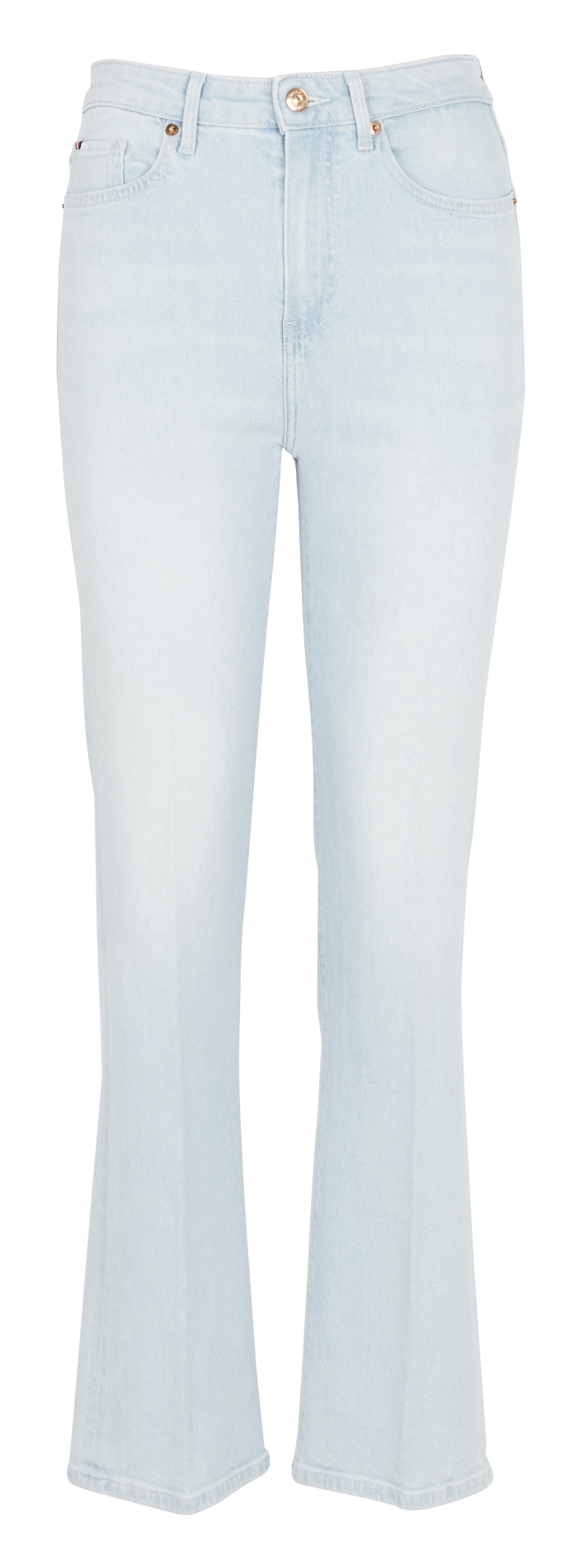 Jean boot-cut en coton TOMMY HILFIGER Jean Délavé