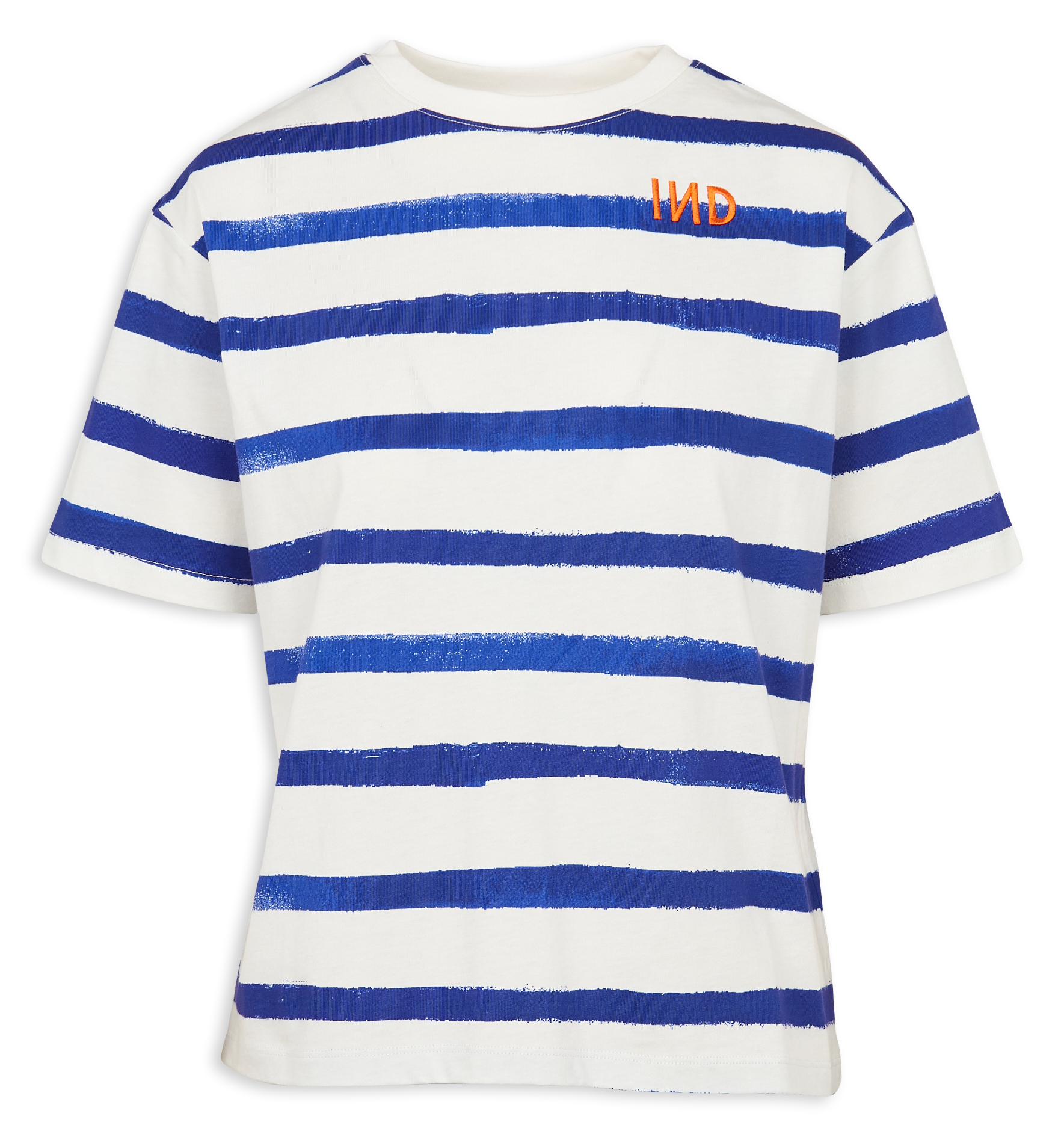 Tee-shirt rayé en coton bio INDEE Bleu