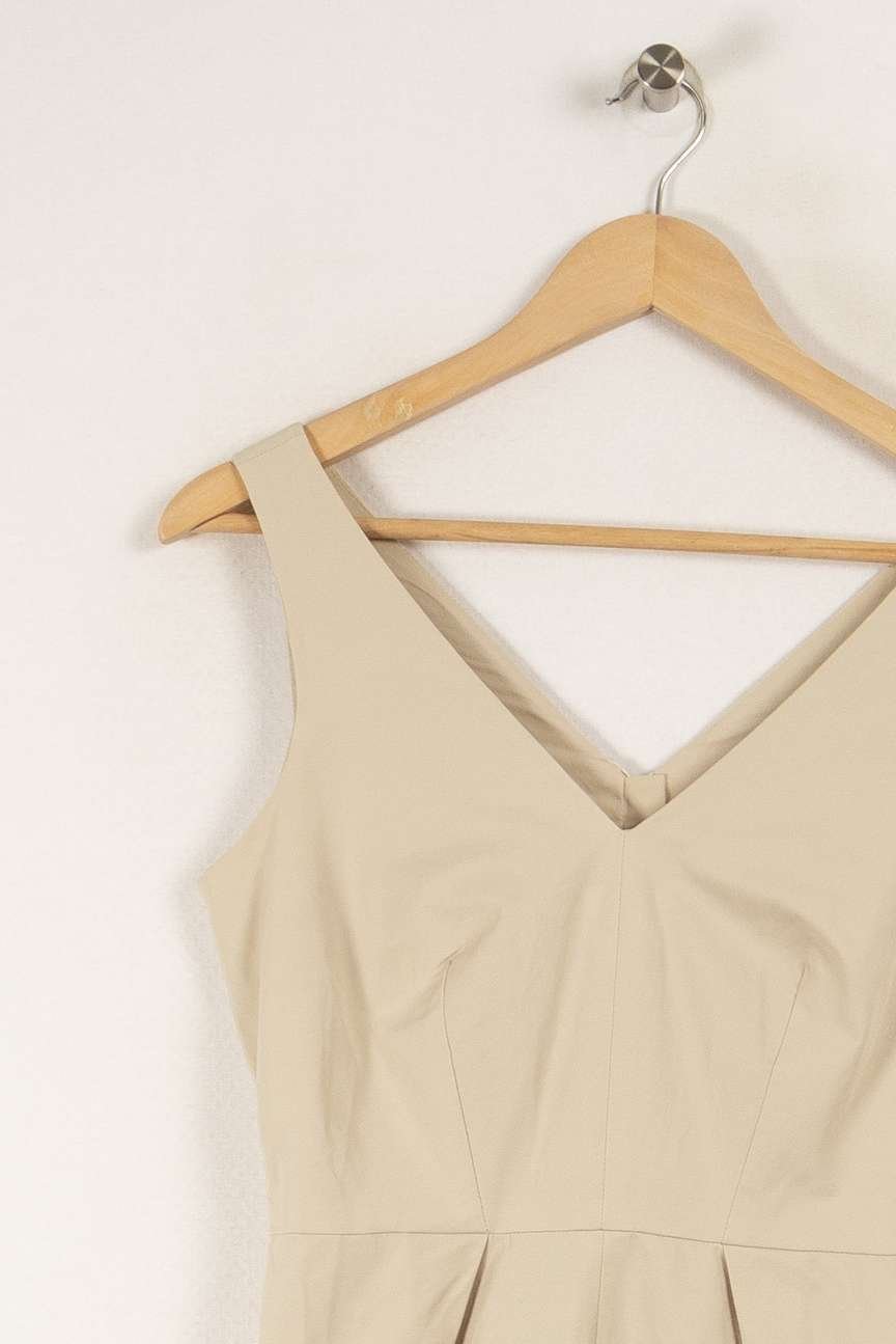 Midi dress TARA JARMON - Seconde Main Beige