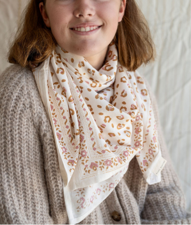 Foulard adulte BINDI ATELIER Beige