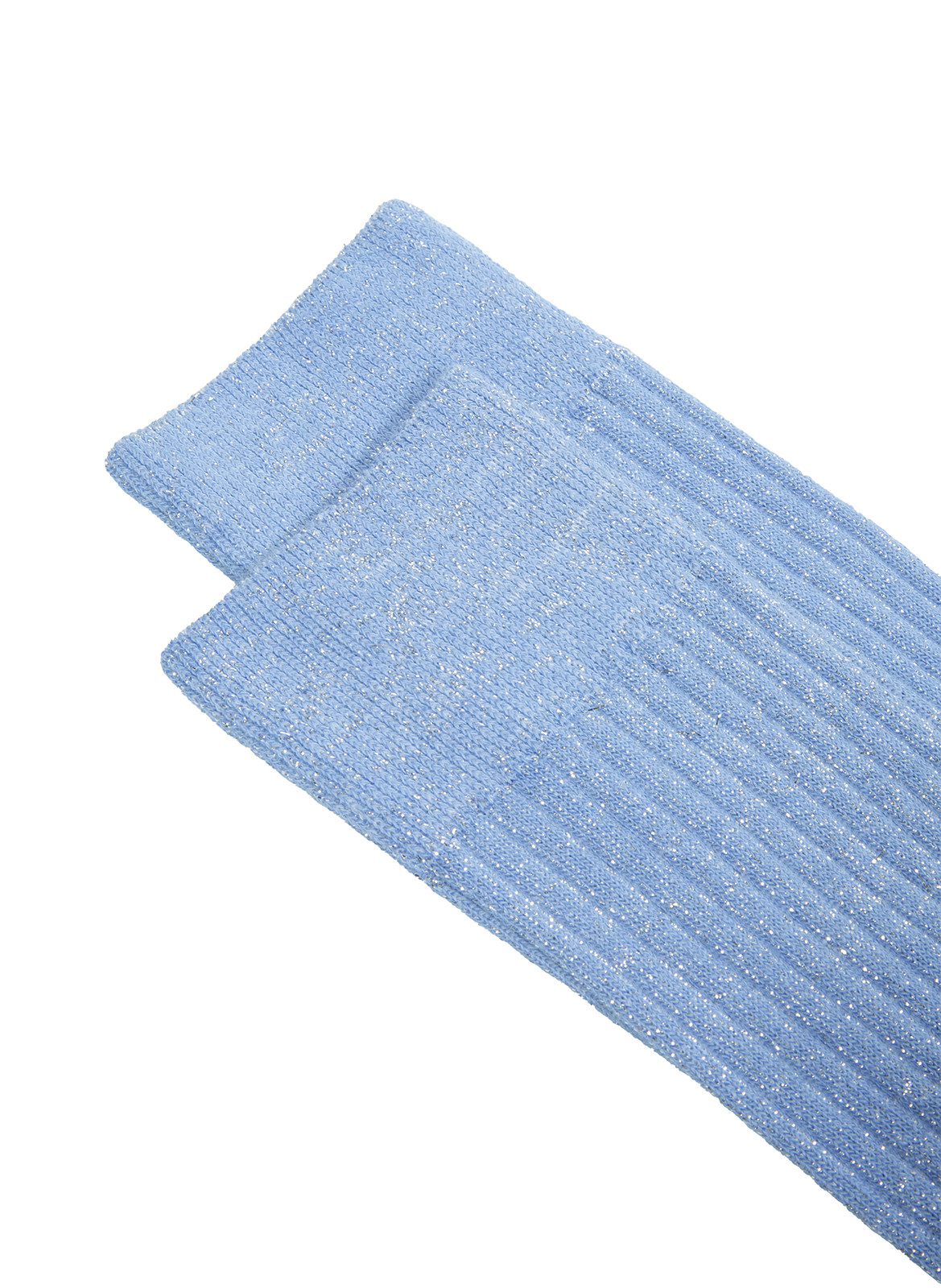 Chaussettes hautes pailletées  ANT45 Bleu