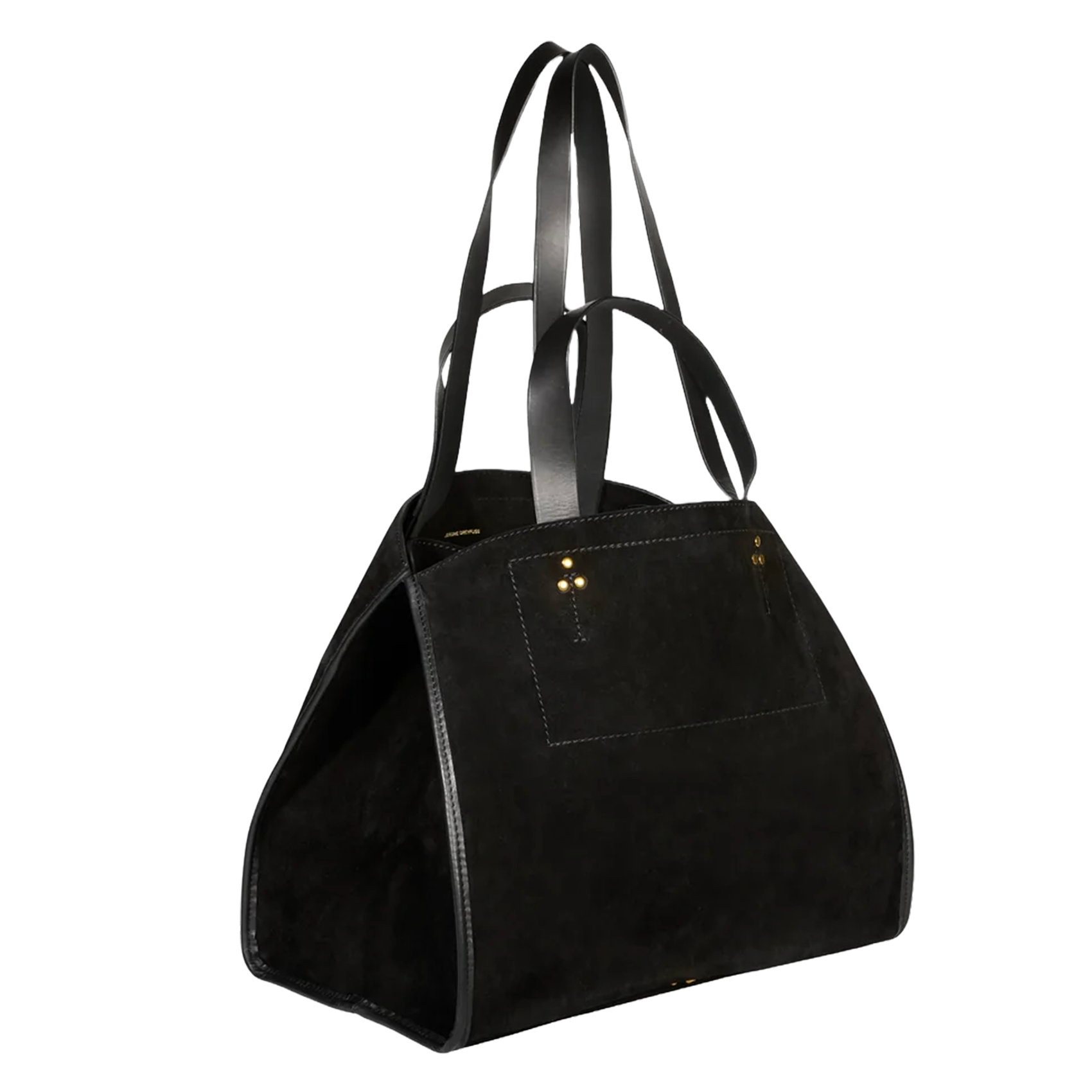 Suede tote bag JEROME DREYFUSS Black