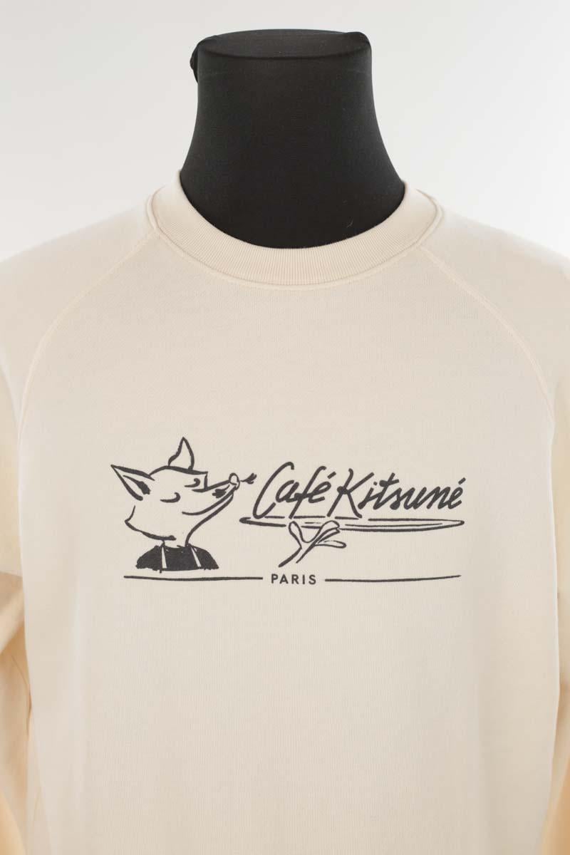 Cotton sweater MAISON KITSUNÉ - Seconde main Beige