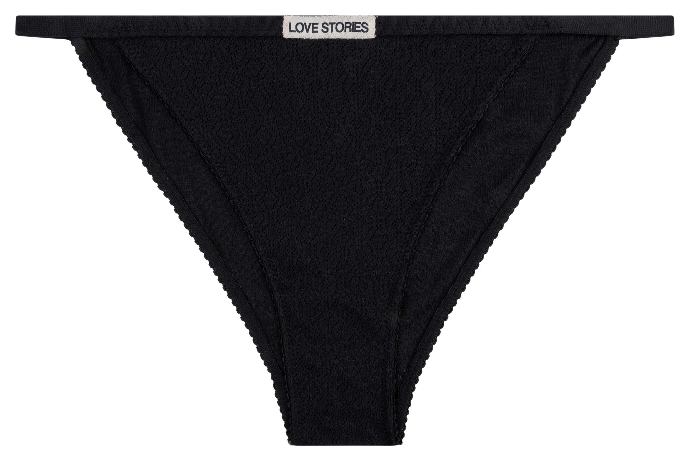 Tanga en coton mélangé LOVE STORIES Noir