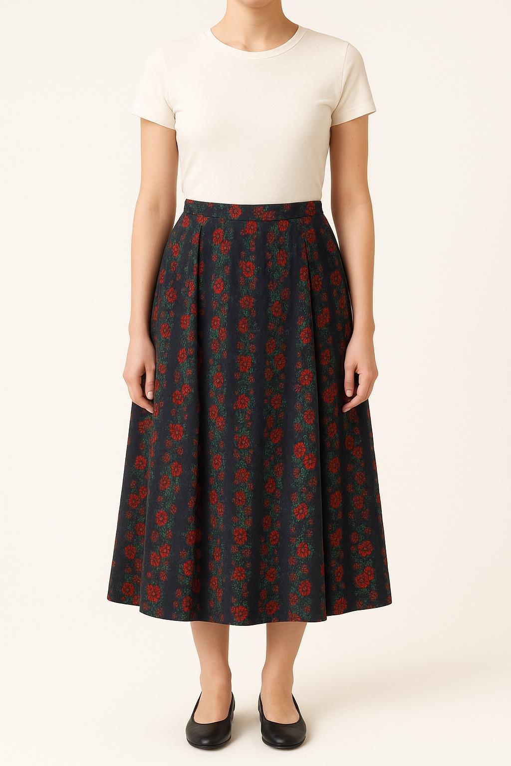 Long skirt TARA JARMON - Seconde Main Multicolored