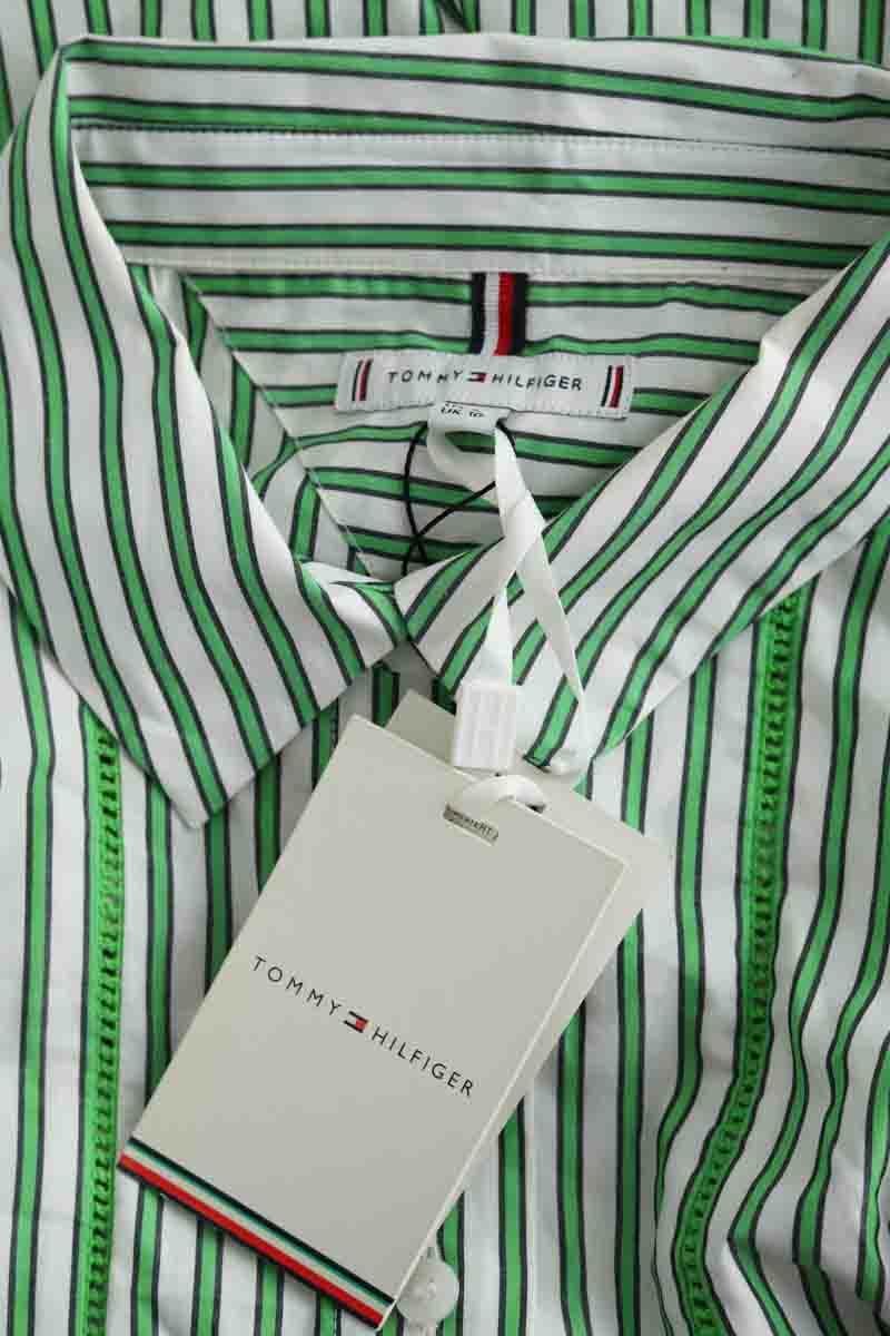 Cotton dress TOMMY HILFIGER - SECONDE MAIN Green