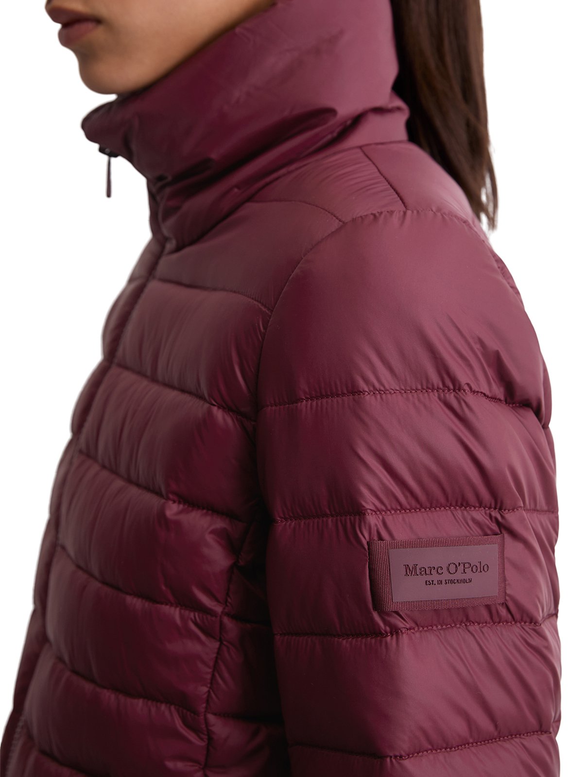 Anorak acolchado con cuello alto MARC O'POLO Rojo