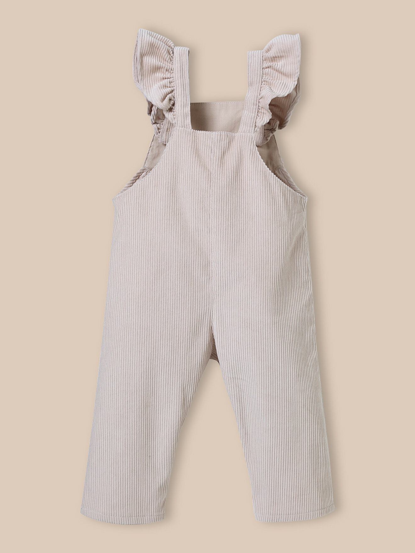 Corduroy overalls CYRILLUS Beige