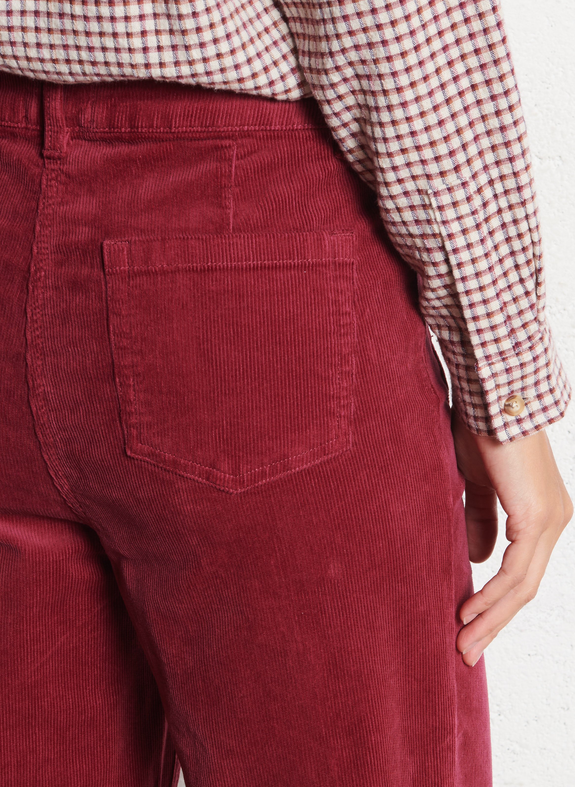 Cotton-blend chinos MAISON 123 Red