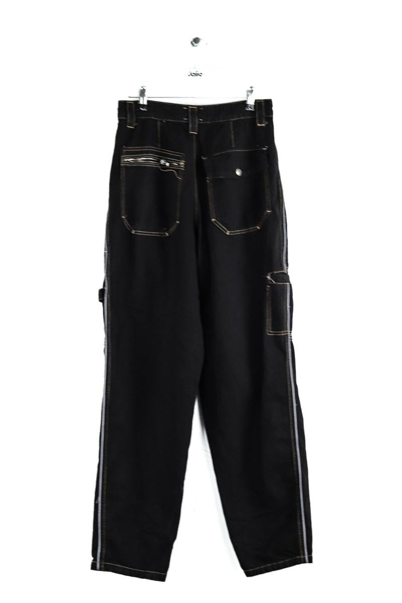 Slim-fit stretch cotton jeans with regular waist ISABEL MARANT - Seconde Main Black