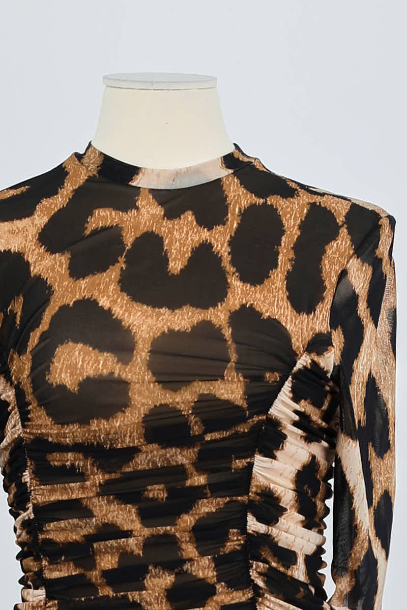 T-shirt GANNI - Seconde Main Brown