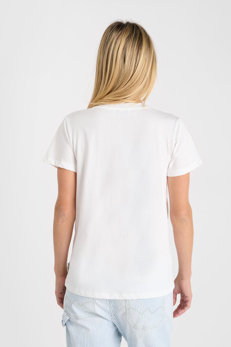 Tommy Badge T-shirt LE TEMPS DES CERISES White