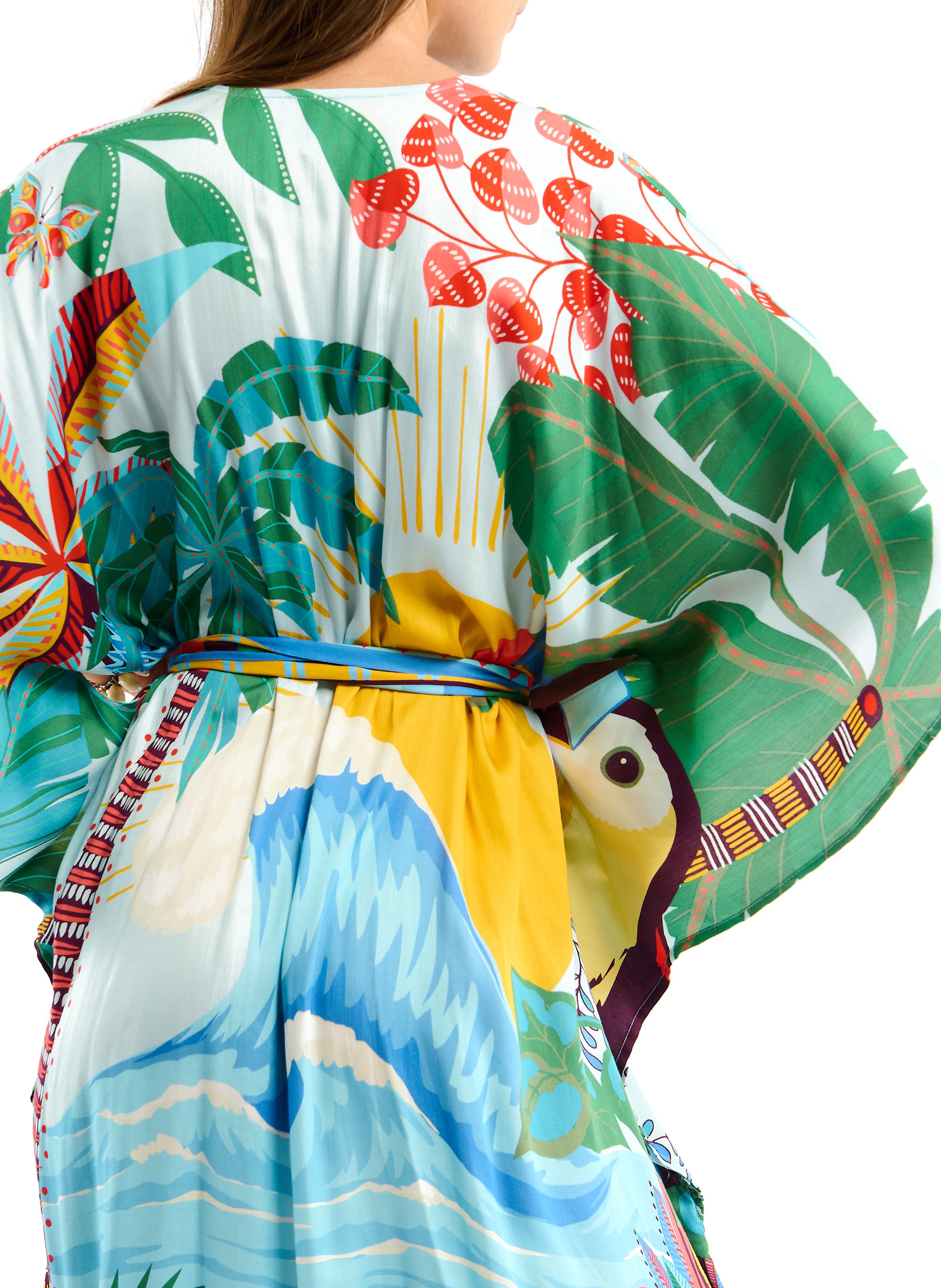 Printed dress WILD Blue