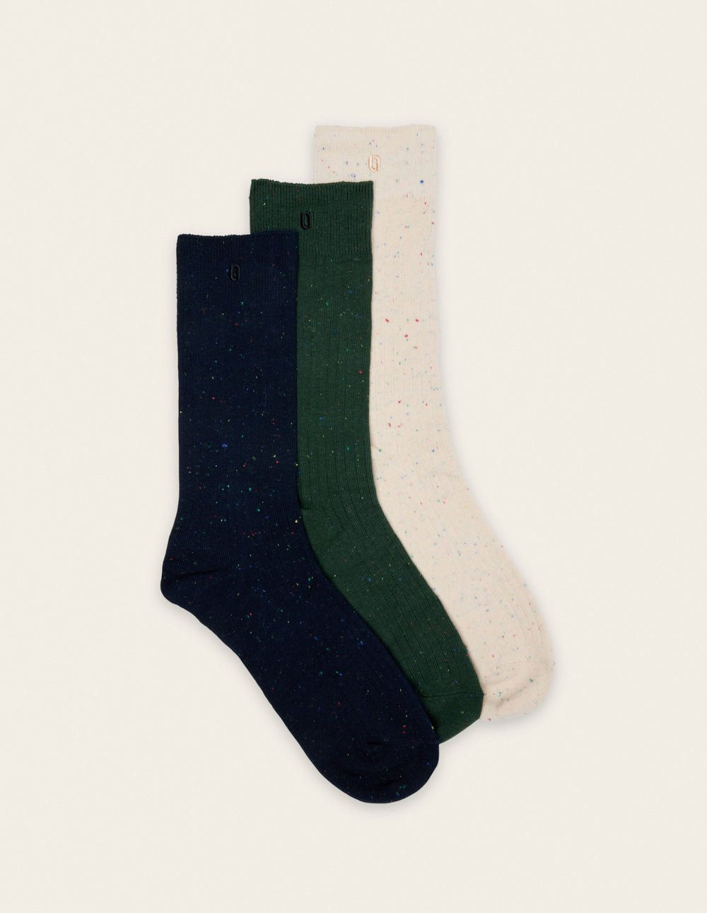 Pack of 3 pairs of socks ODAJE EX. M.MOUSTACHE Green