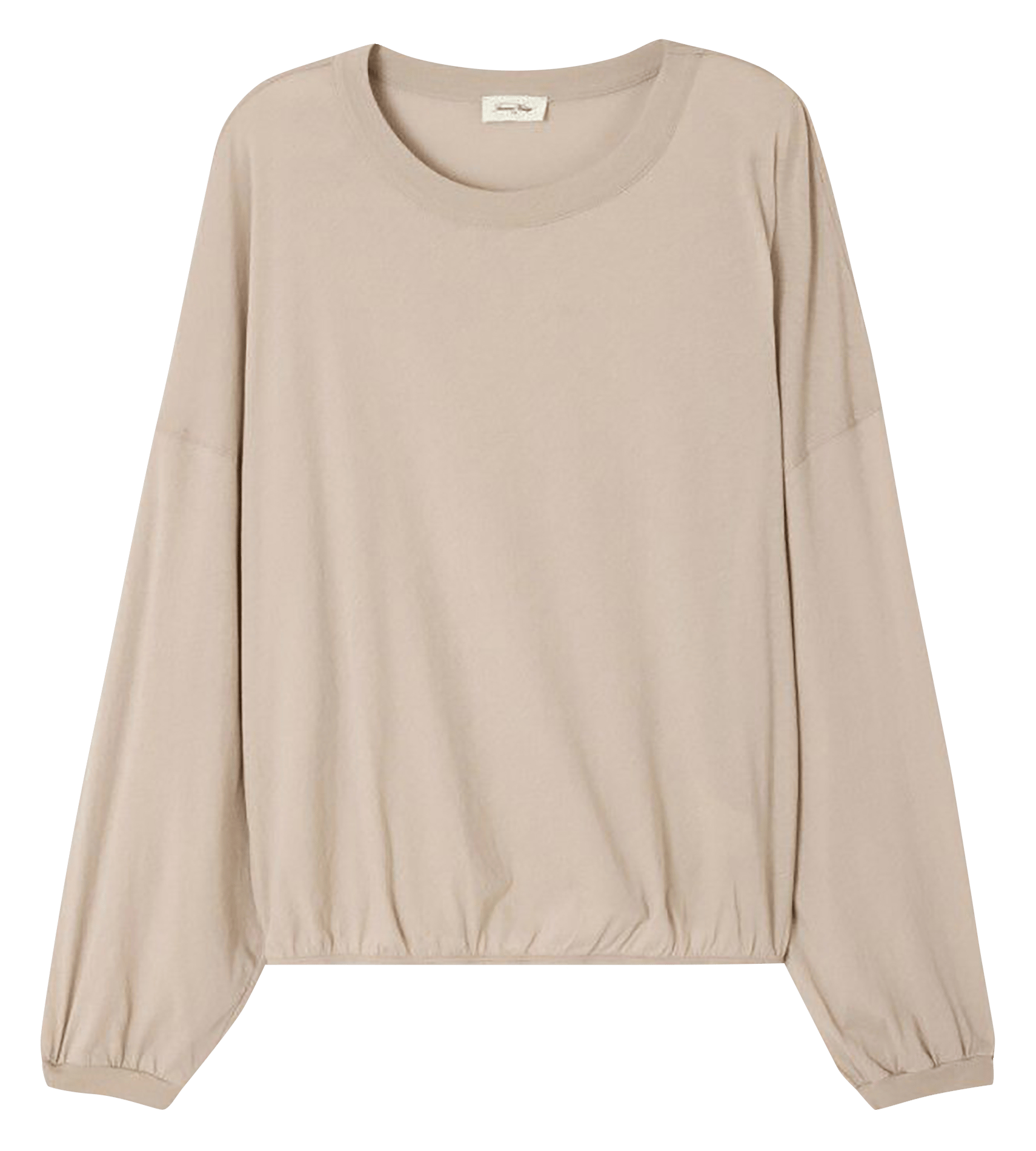 Tee-shirt oversize uni en coton AMERICAN VINTAGE Beige