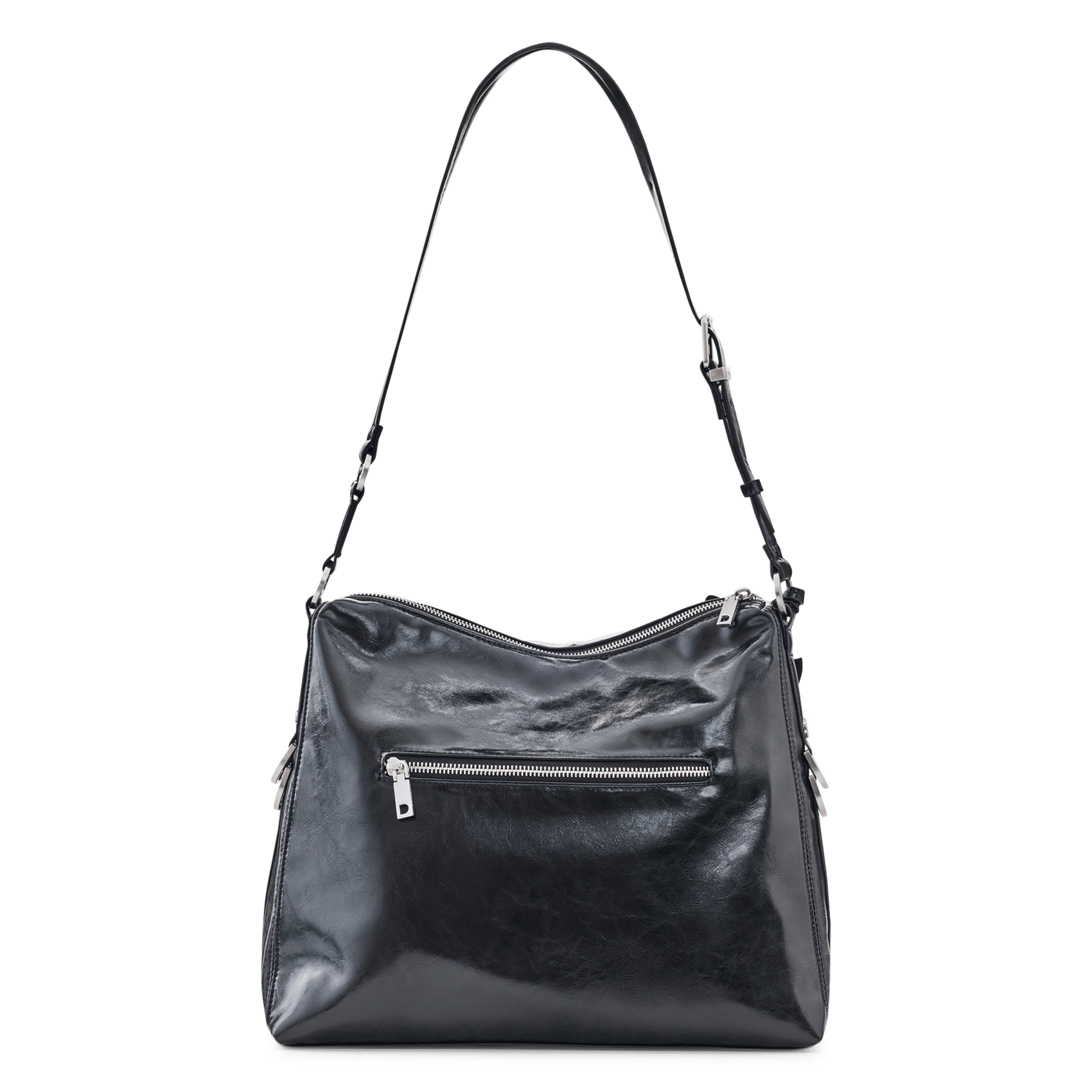 Sac épaule uni zippé DESIGUAL Noir