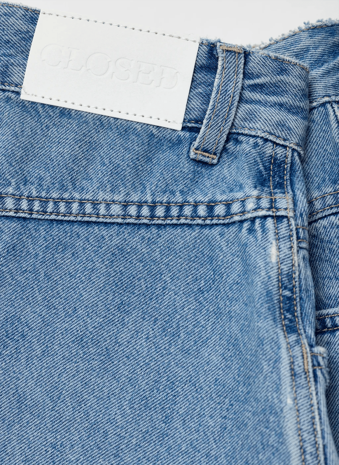 Short skirt made of cotton and recycled cotton CLOSED Blue