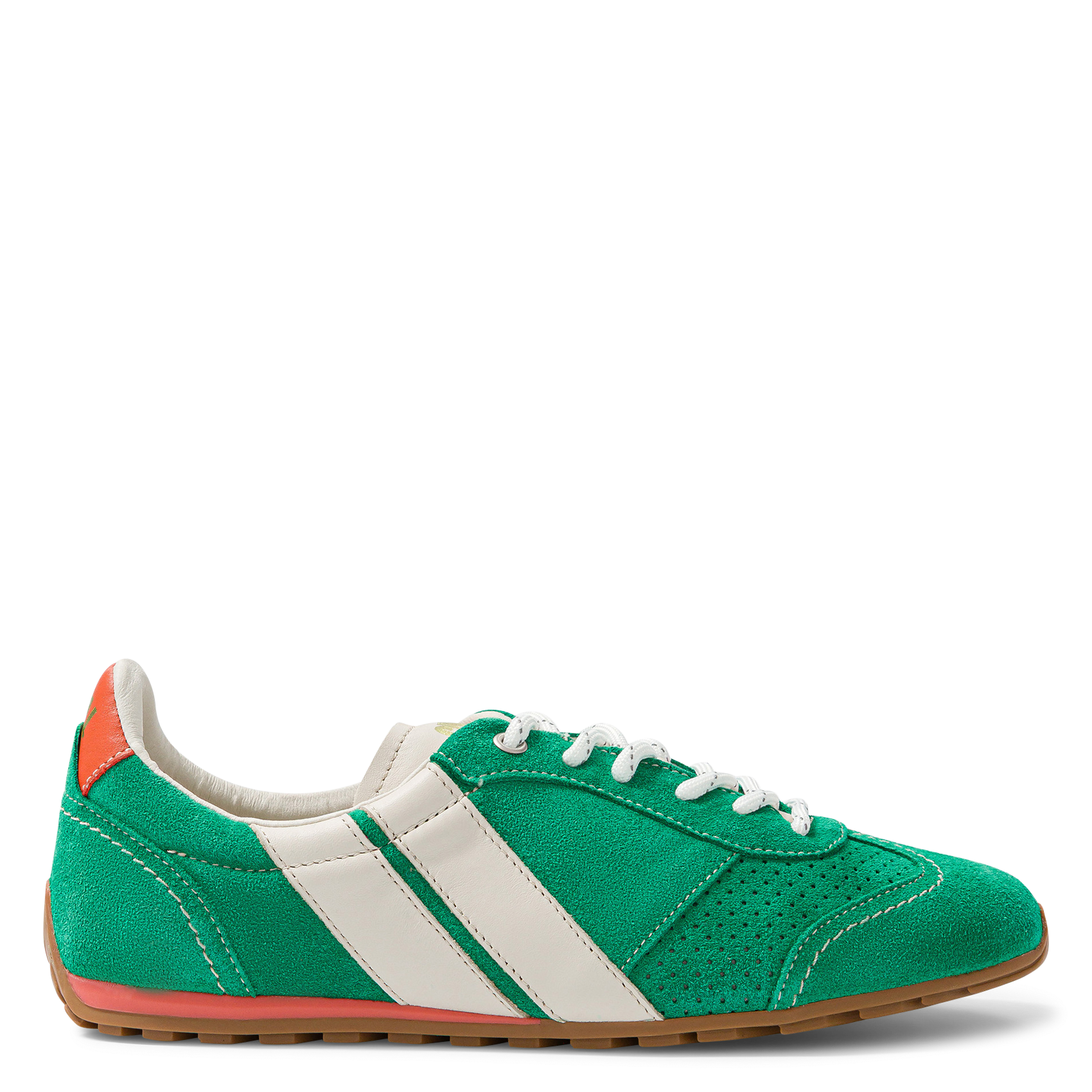 Niedrige Veloursleder-Sneaker CAVAL Grun