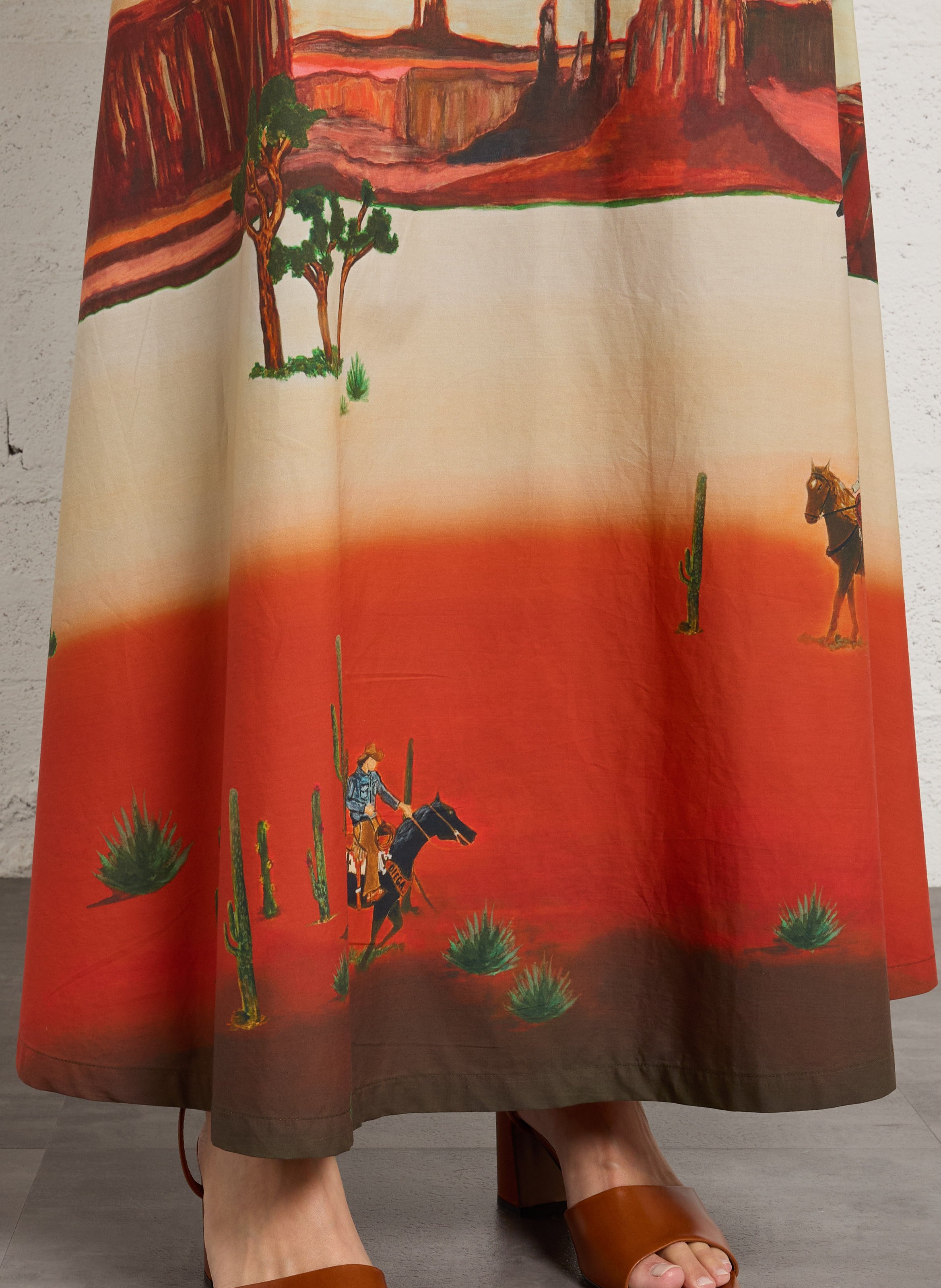 Korte rok met print DIEGA Veelkleurig