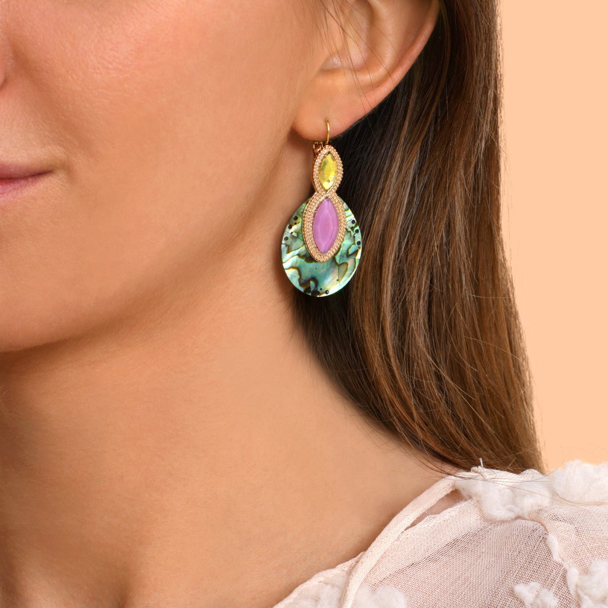 Sleeper earrings SATELLITE PARIS Blue